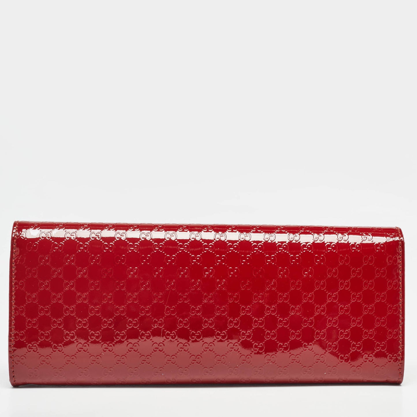 Luxury Gucci Trending 2025 Red MicroLuxury Gucci Trending 2025ssima Patent Leather Broadway Clutch