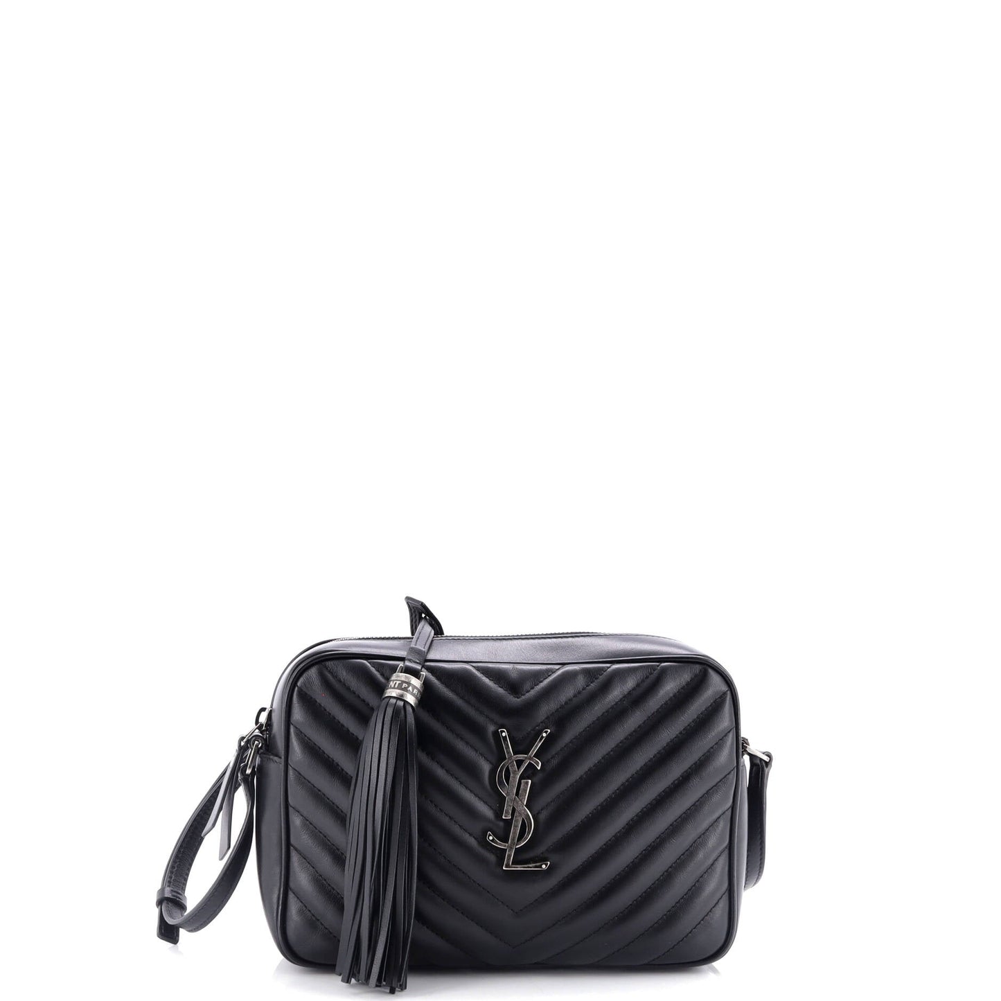 Luxury Saint Laurent Lou Camera Bag Matelasse Chevron Leather Small