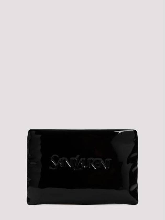 Luxury Saint Laurent Clutch Pouch 779526 FAC2Z 1000 NERO