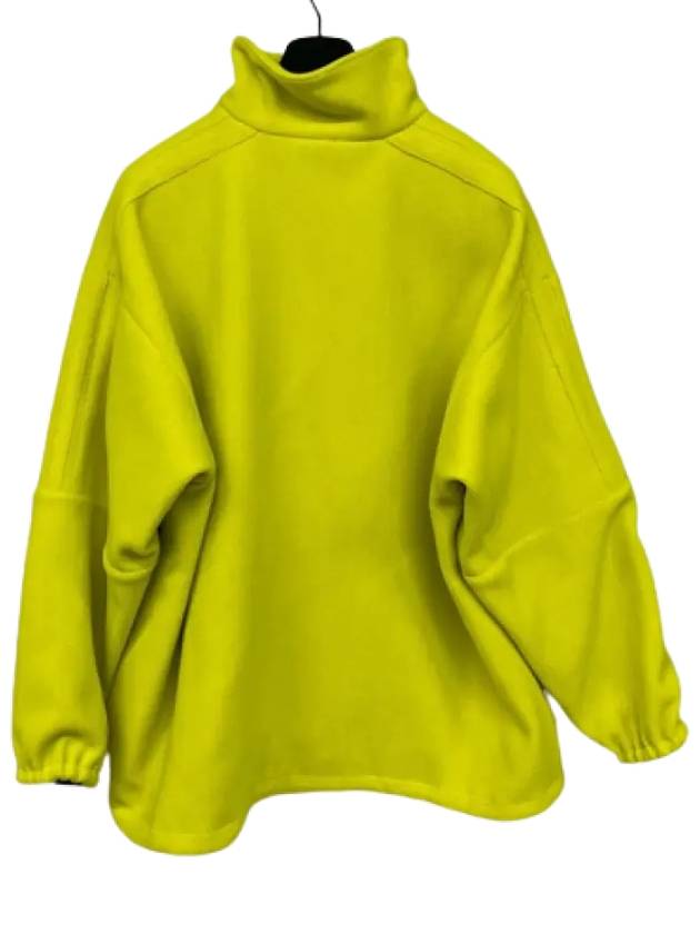 Luxury Balenciaga Logo Stripe Zip-Up Jacket Yellow