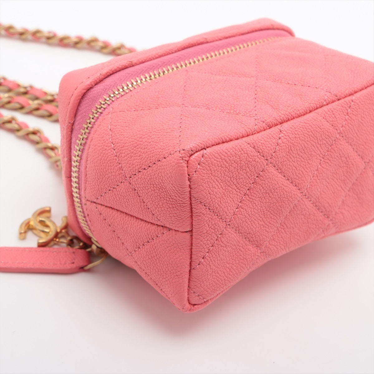 Chanel Matrasse Caviar S Chain Shoulder Bag Mini Pink G  31st