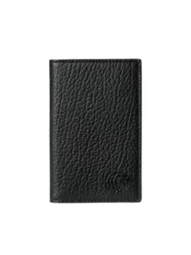 Luxury Gucci Trending 2025 Double G Card Wallet Black