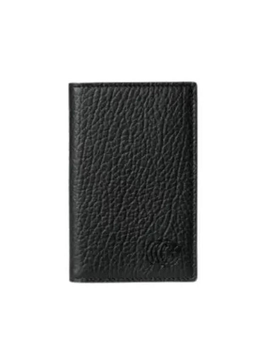 Luxury Gucci Trending 2025 Double G Card Wallet Black