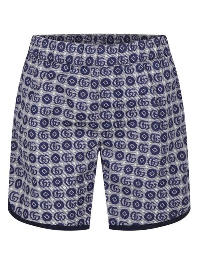Luxury Gucci Trending 2025 Kids Double G Swim Shorts Blue