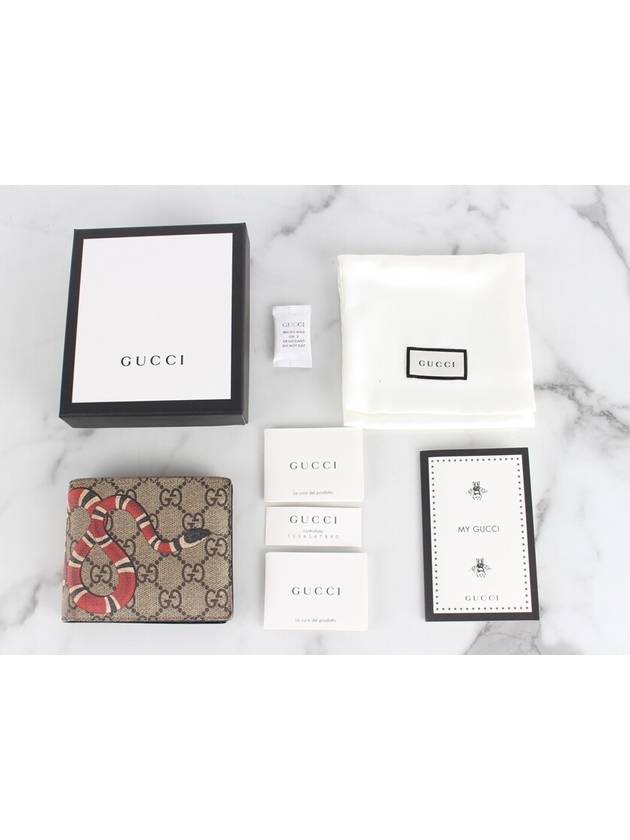 Luxury Gucci Trending 2025 Snake half wallet