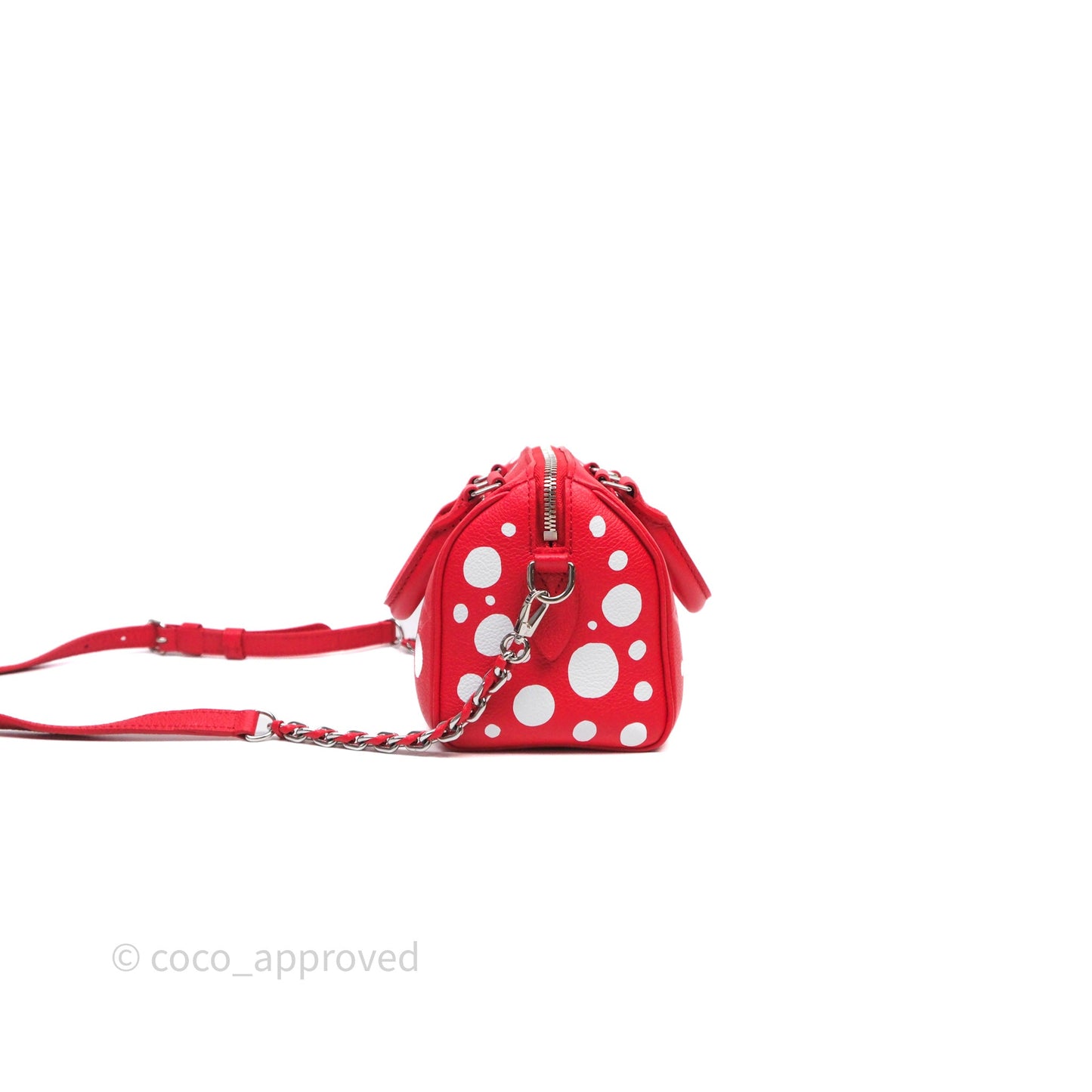 Louis Vuitton x Yayoi Kusama Speedy Bandoulière 20 Red