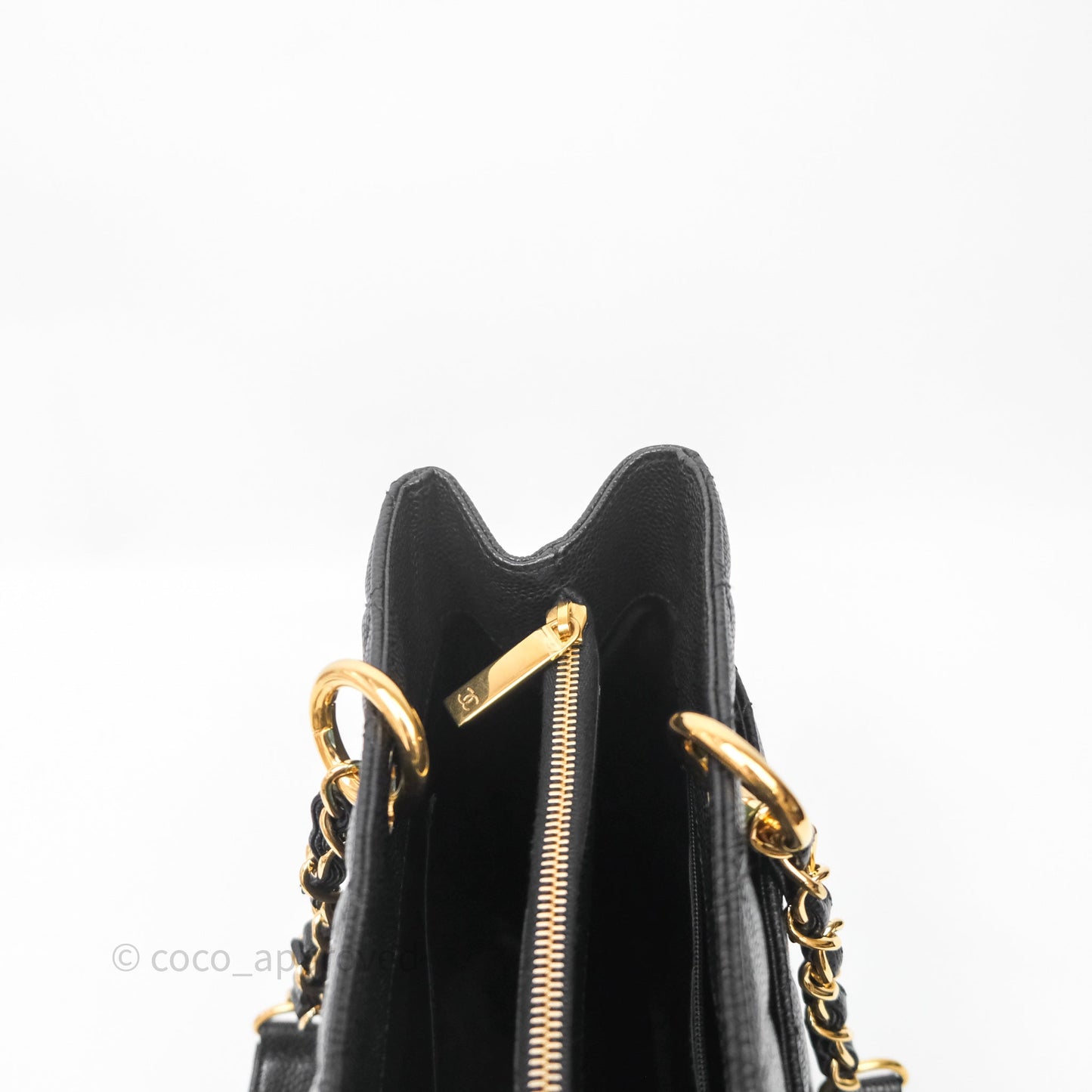 Chanel GST Black Caviar Gold Hardware