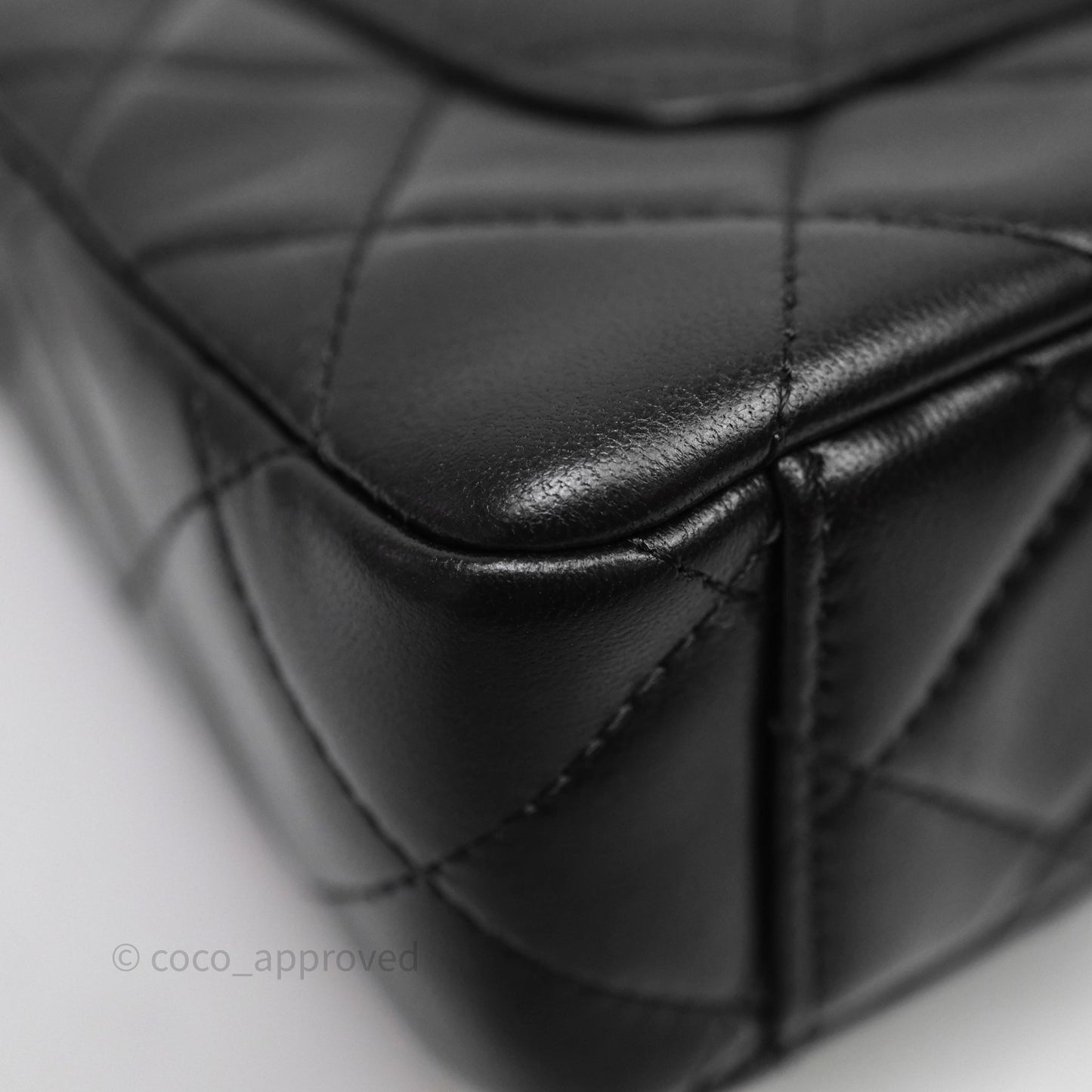 Chanel Camera Bag Black Lambskin Gold Hardware 25C