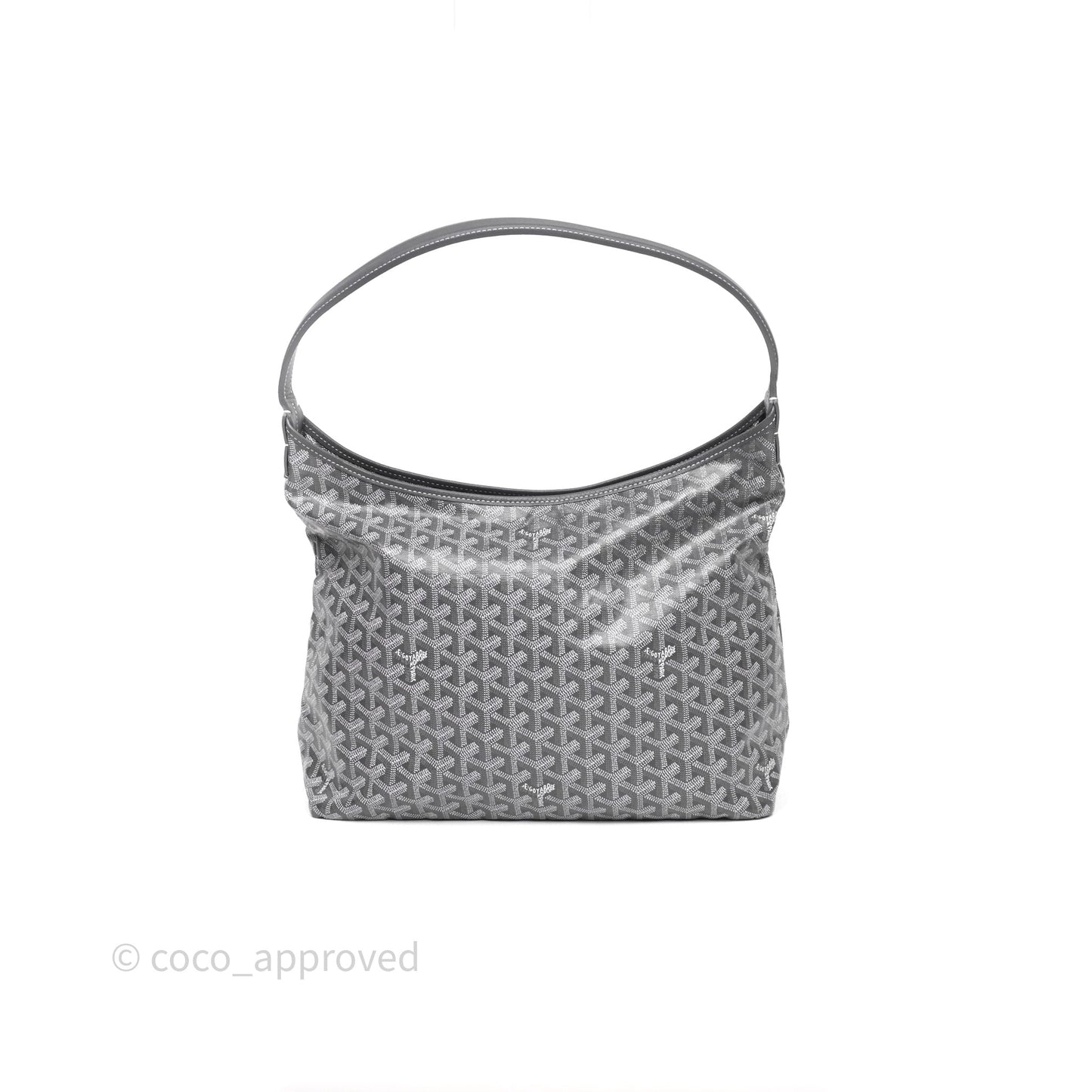 Goyard Bohème Hobo Bag Grey Goyardine Canvas
