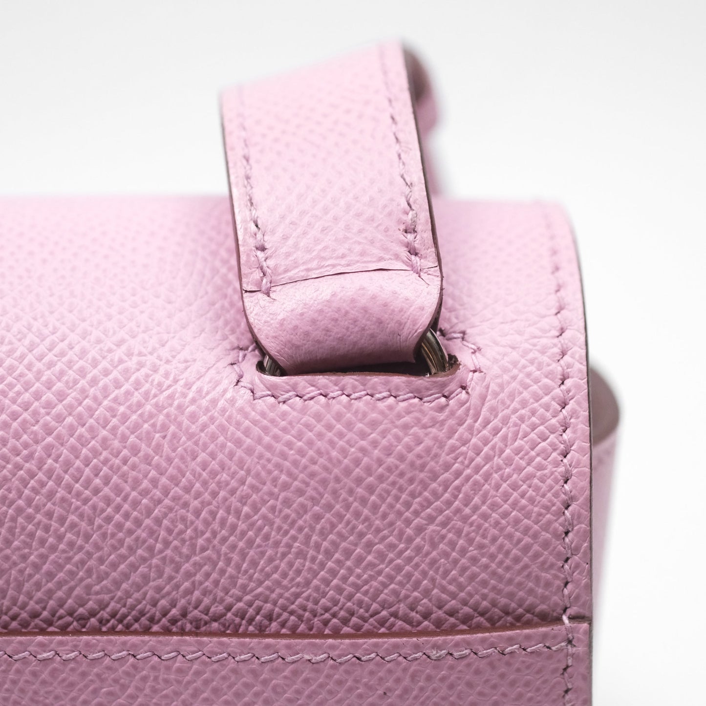 Hermès Della Cavalleria Mini Bag Mauve Sylvestre X9 Epsom Palladium Hardware