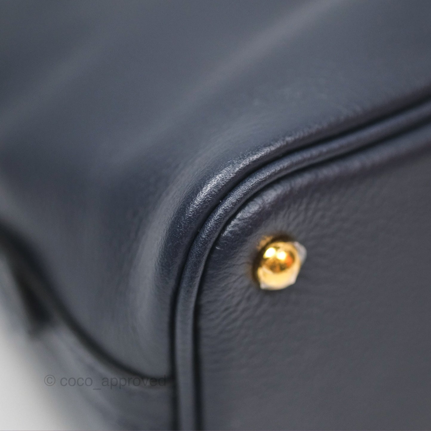 Hermès Bolide Mini 1923 Bleu Nuit 2Z Evercolor Gold Hardware