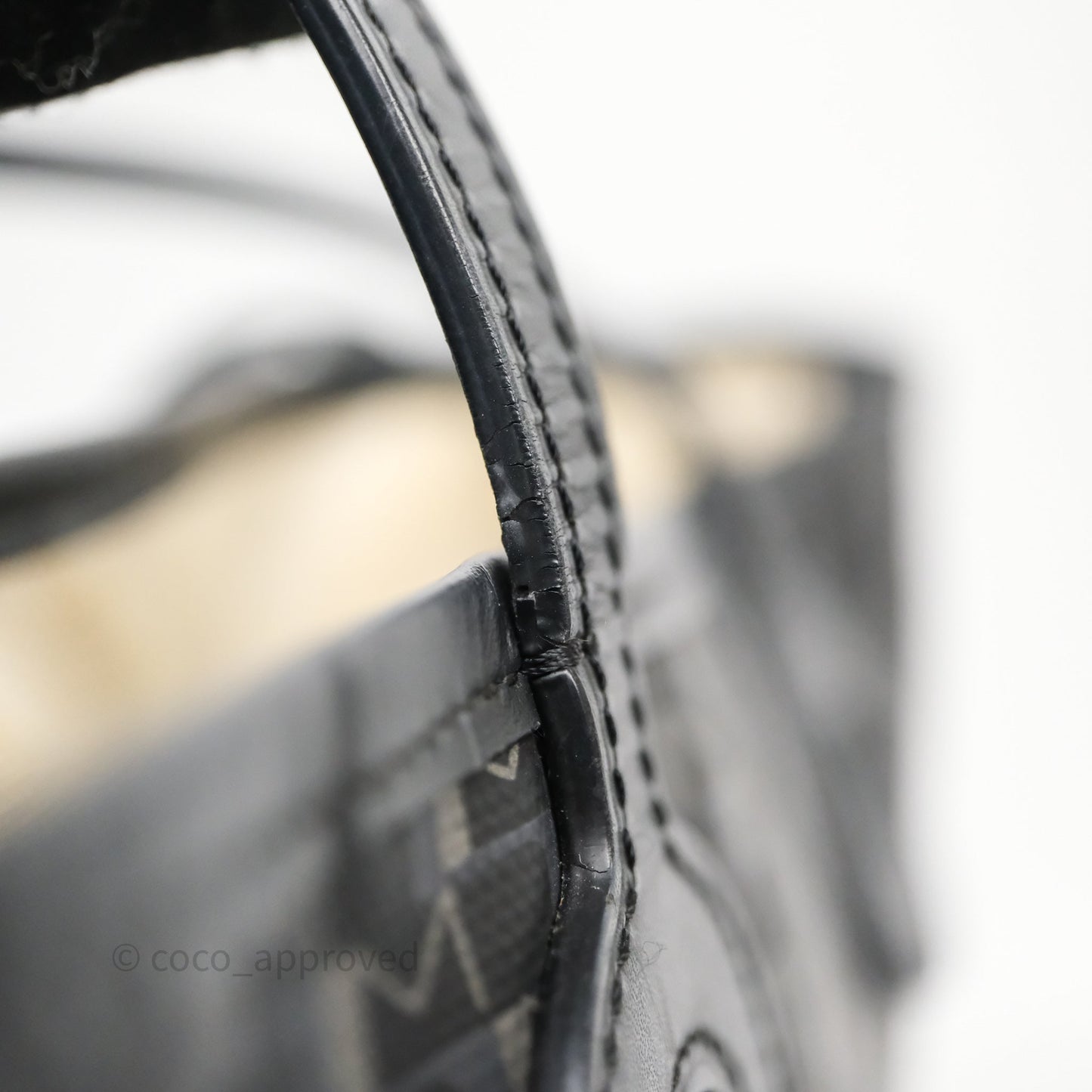 Moynat Tote Ruban PM Carbon Silver
