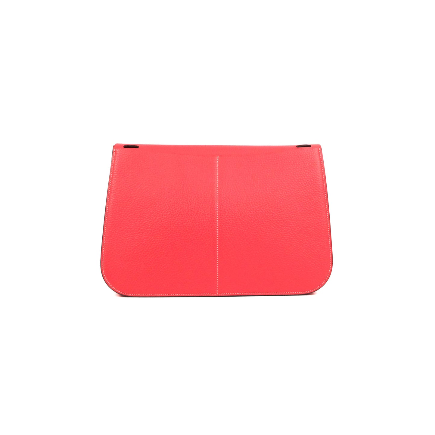 Hermès Halzan 31 Red Palladium Hardware