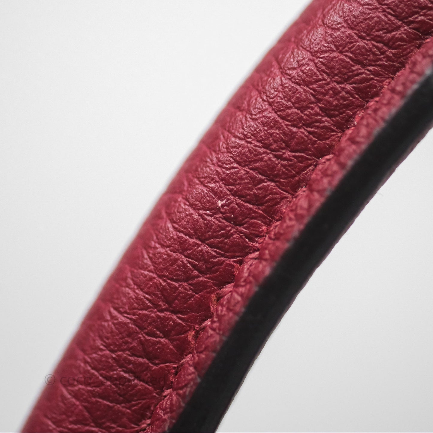 Hermès Kelly 32 Retourne Rouge Grenat K1 Togo Gold Hardware