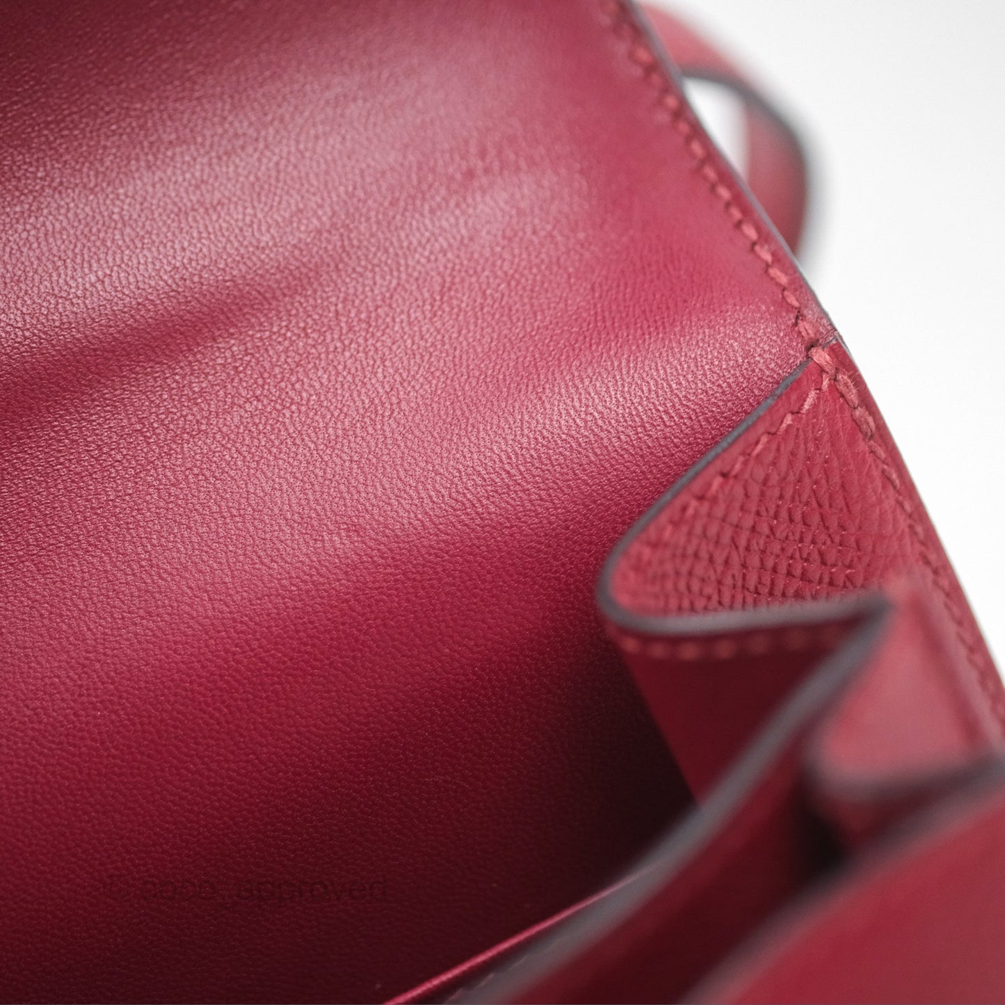 Hermès Constance Mini 18cm Rouge Grenat K1 Epsom Gold Hardware