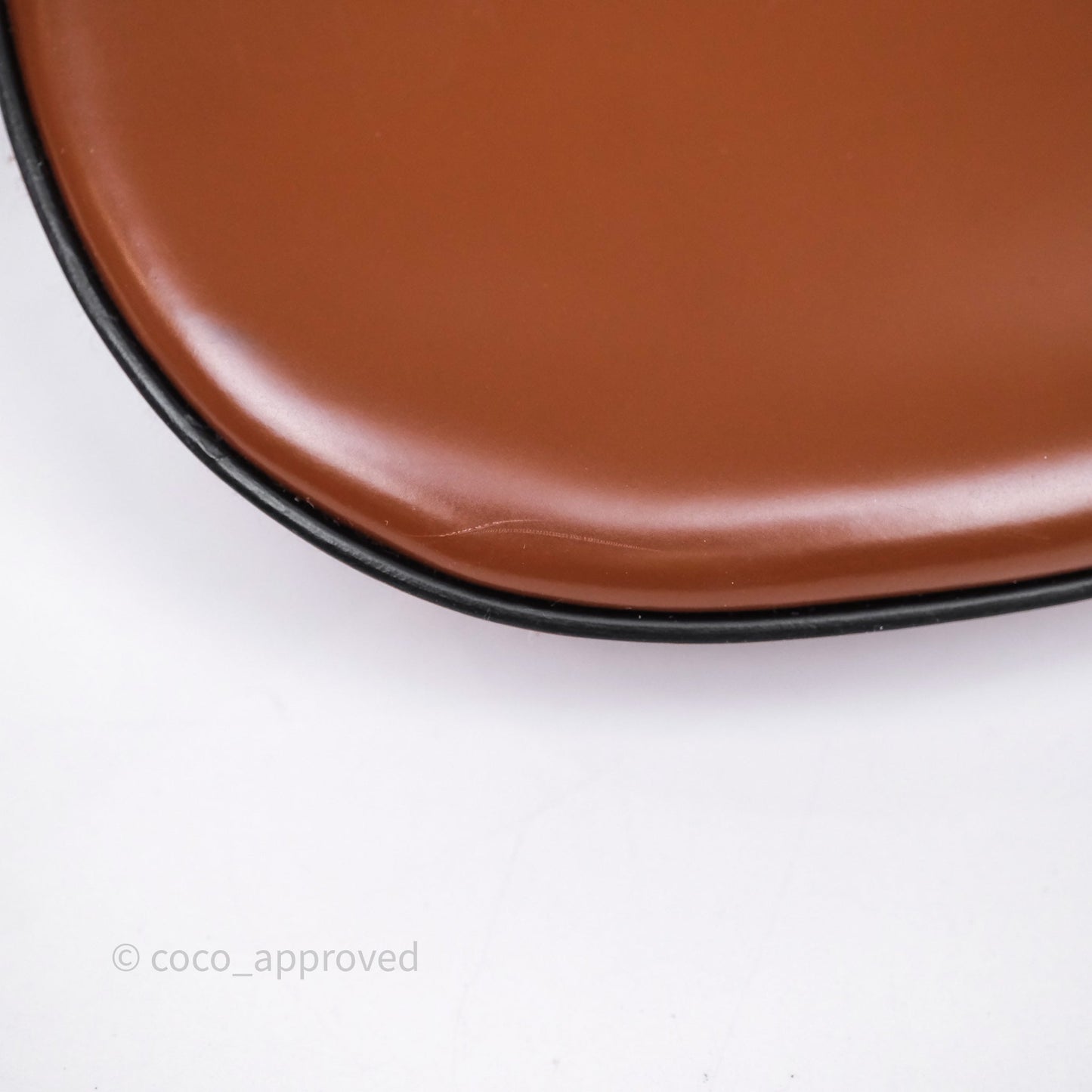 Prada Cleo Brushed Leather Shoulder Bag Brown