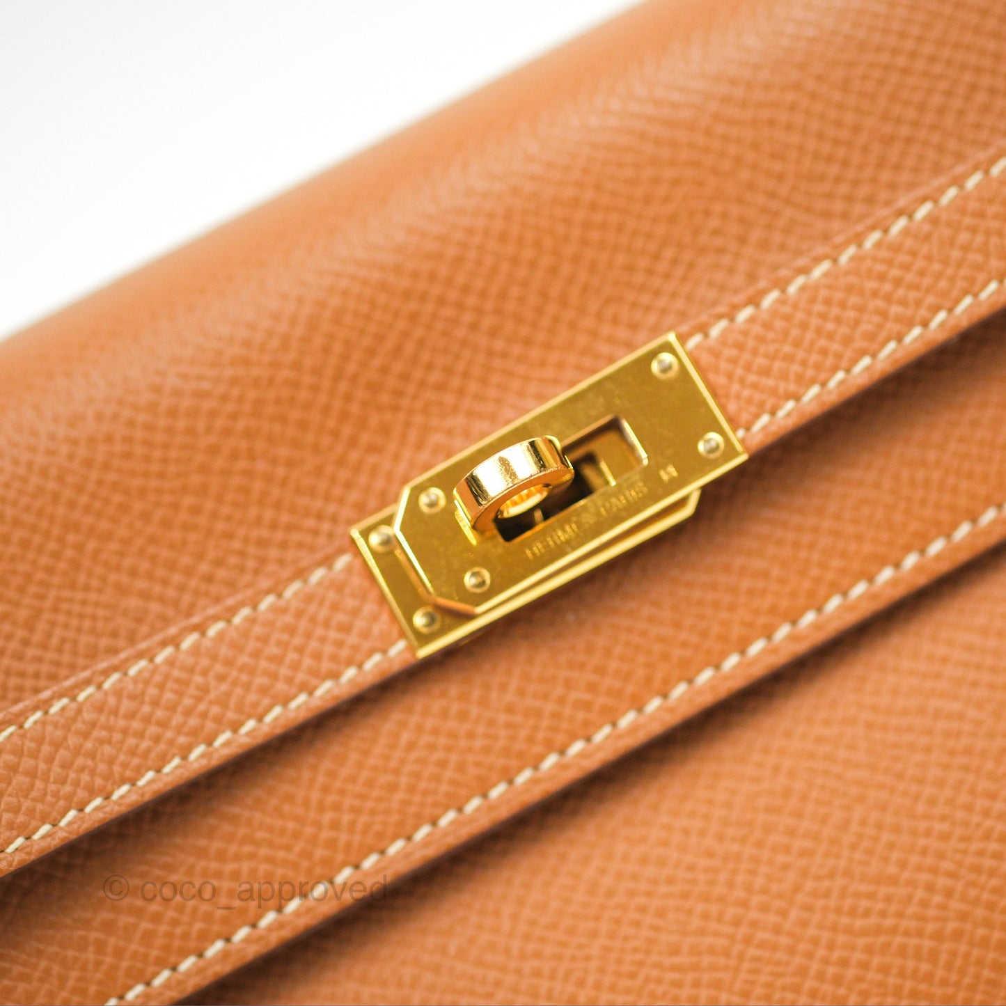 Hermès Kelly To Go Wallet Gold Epsom Gold Hardware