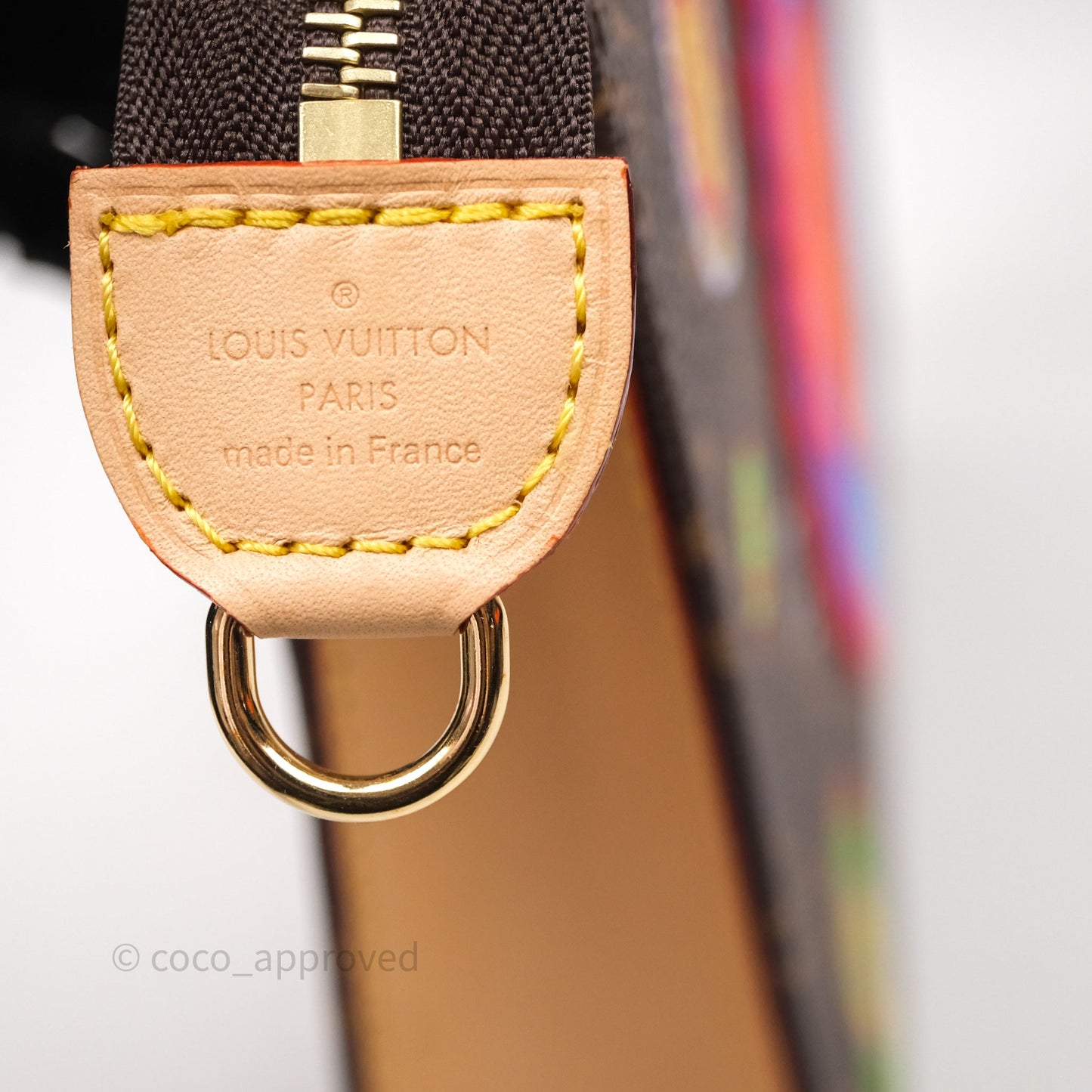 Louis Vuitton x Yayoi Kusama Toiletry Pouch on Chain Monogram Embroidered