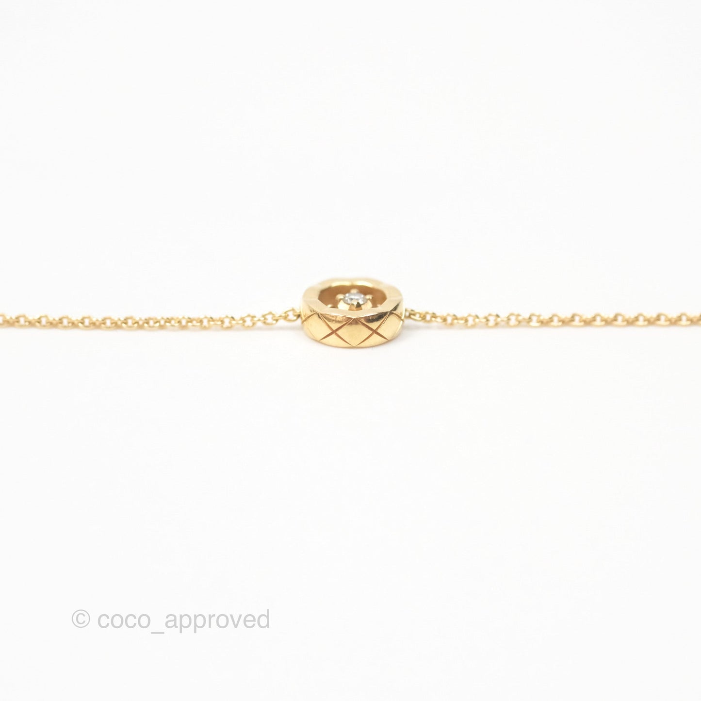 Chanel Coco Bracelet Diamond 18K Yellow Gold
