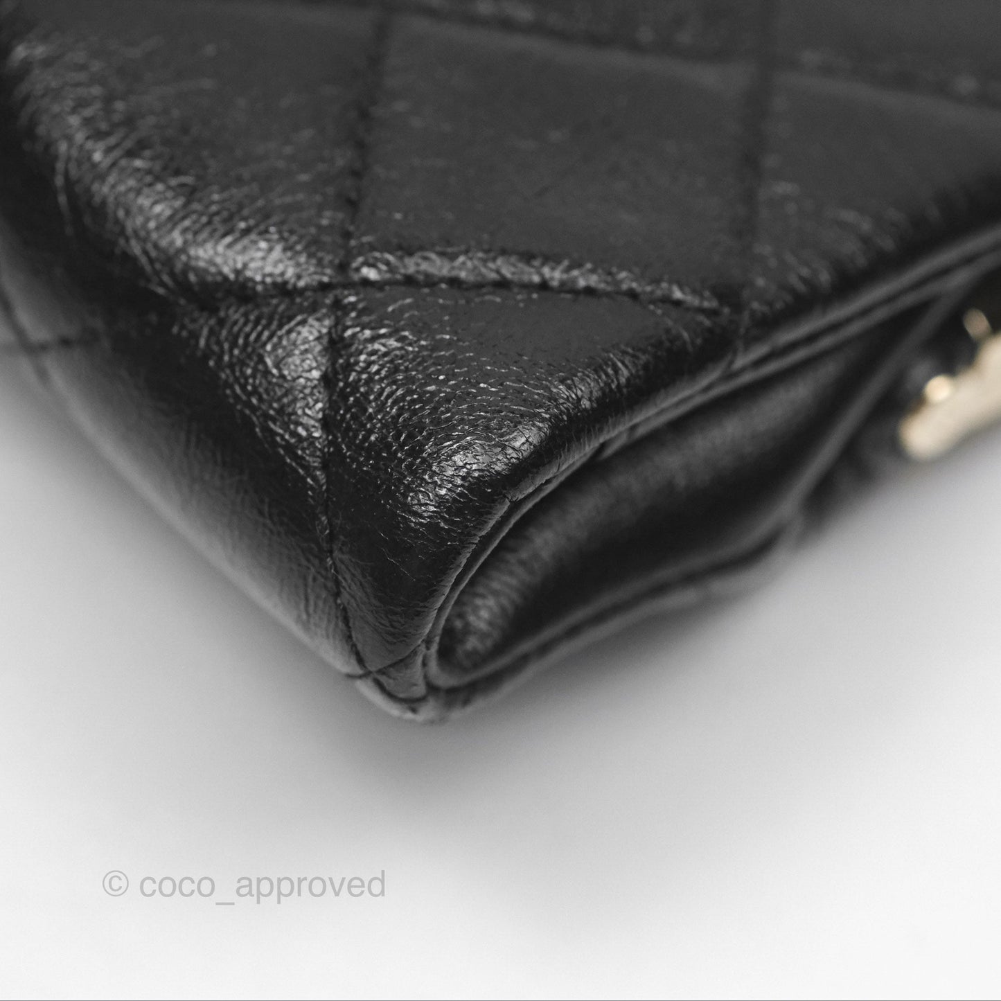 Chanel Clutch on Chain Black Calfskin Gold Hardware