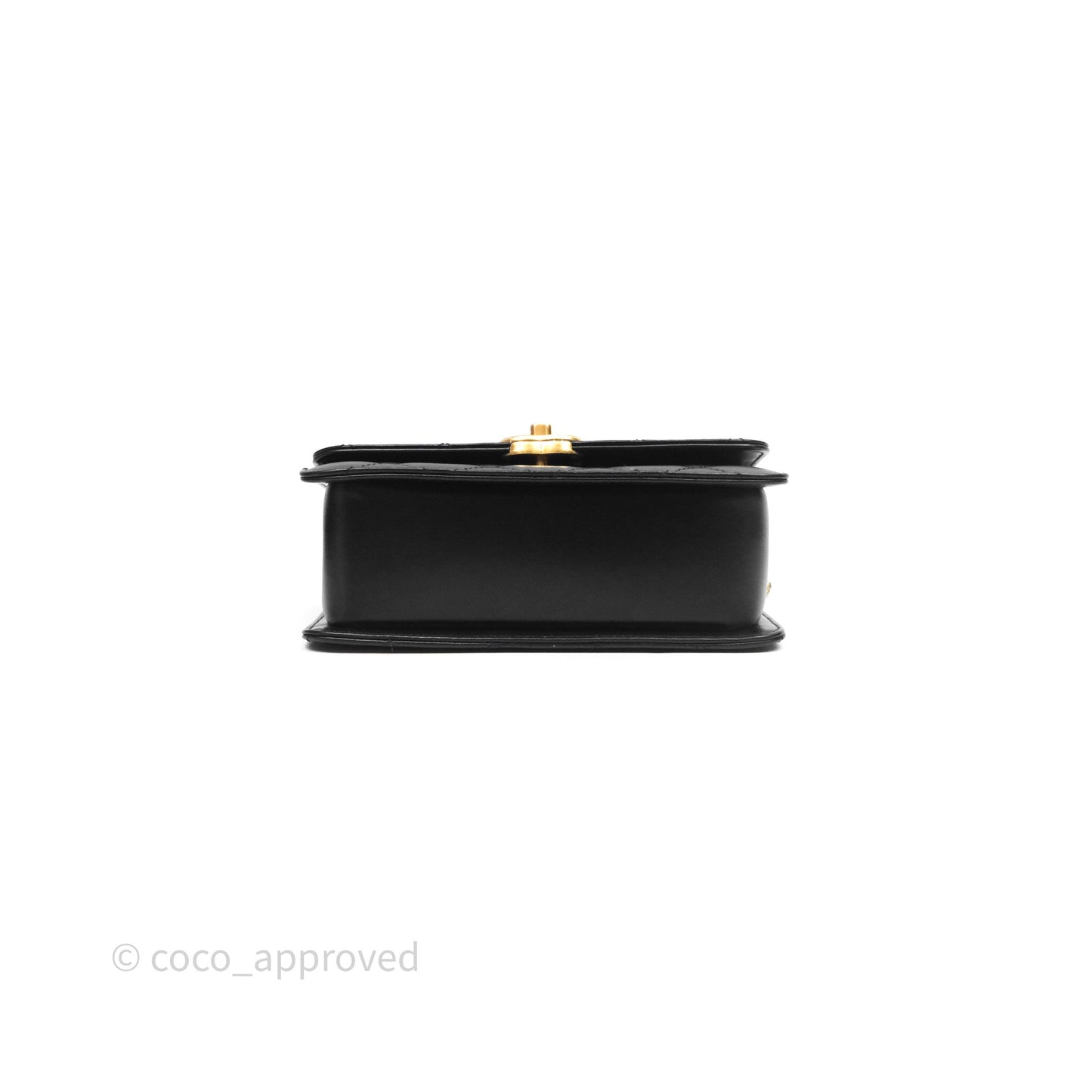 Chanel Quilted Mini Perfect Fit Adjustable Black Calfskin Gold Hardware