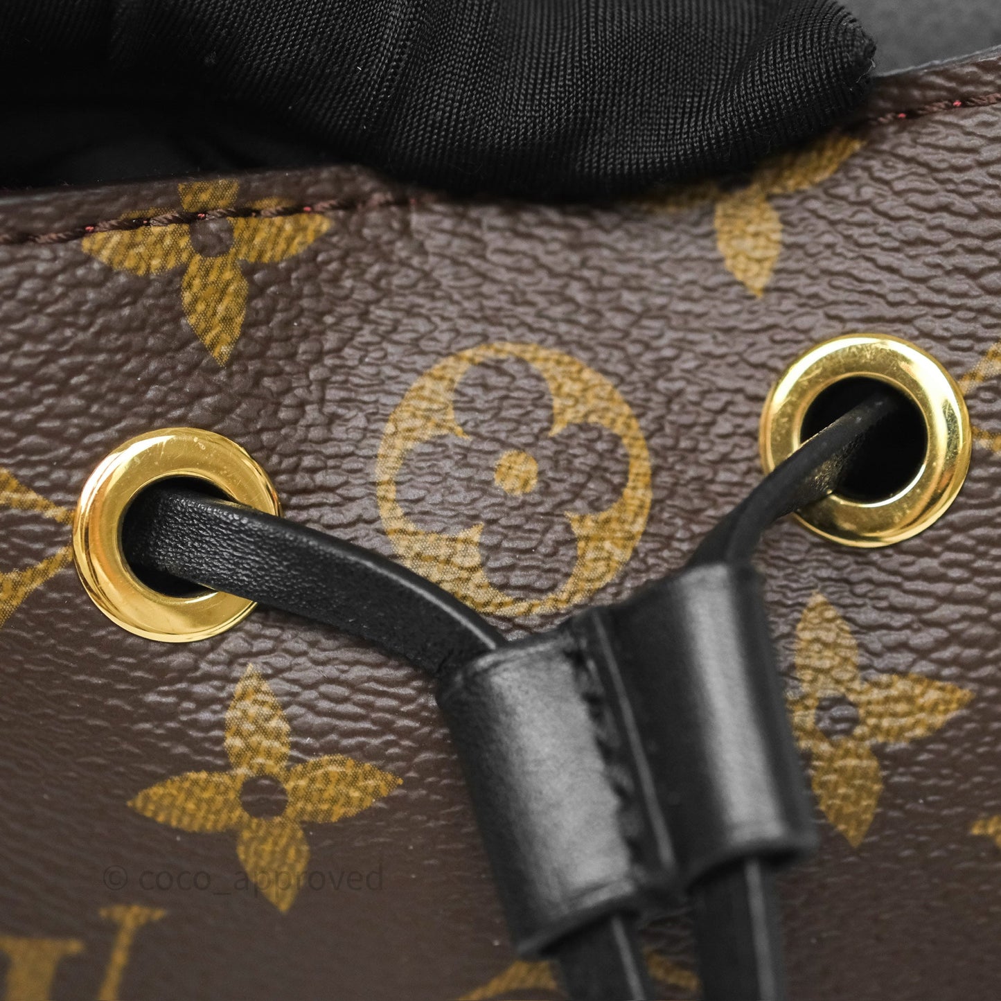 Louis Vuitton Montsouris BB Backpack Black Monogram Canvas