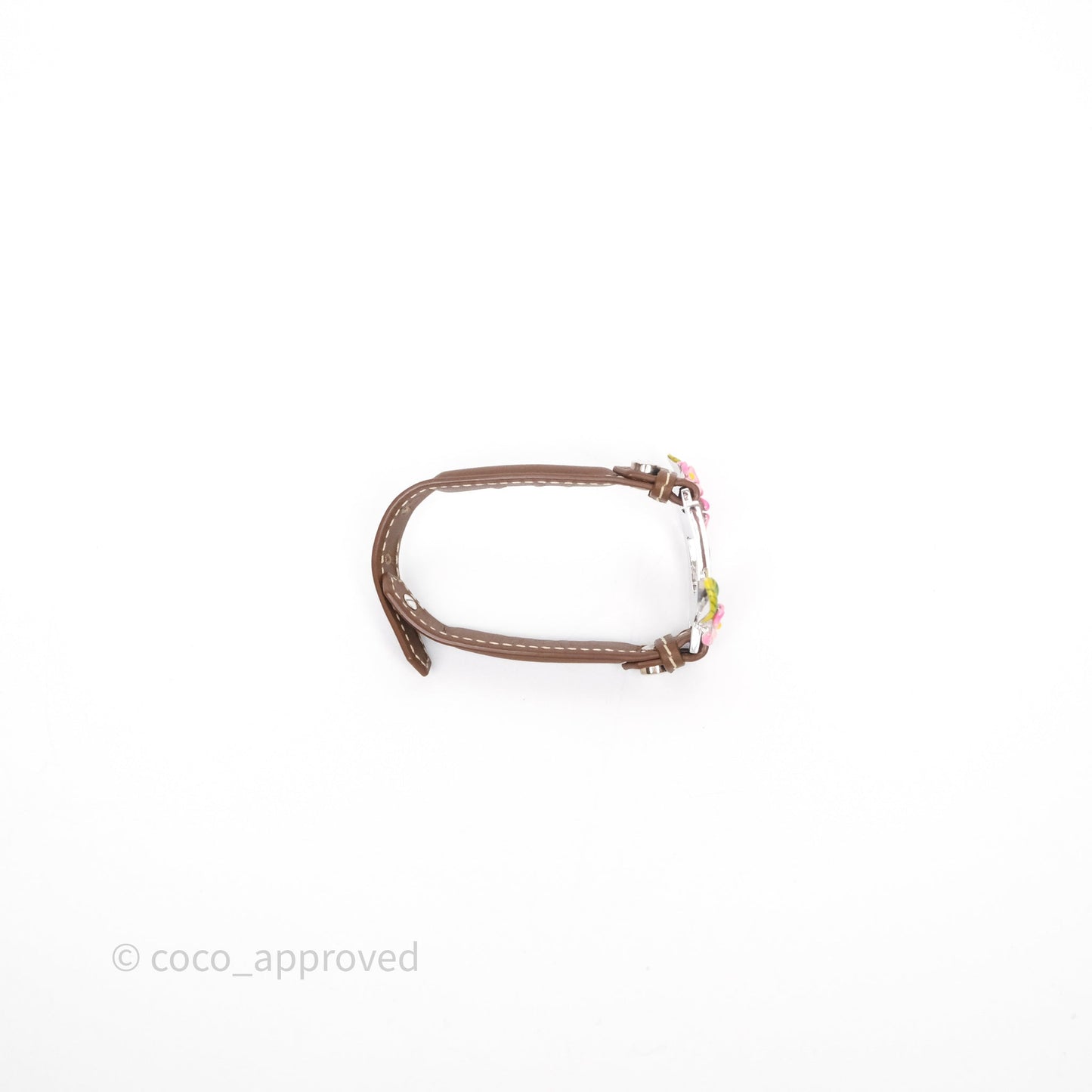 Christian Dior Flower Brown Bracelet