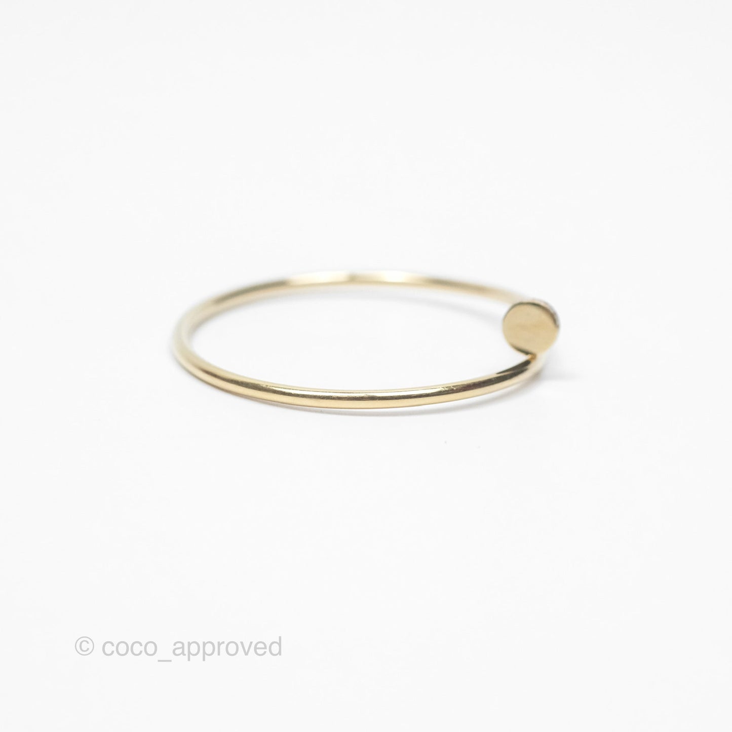 Cartier Small Juste Un Clou Bracelet 18K Yellow Gold Diamond