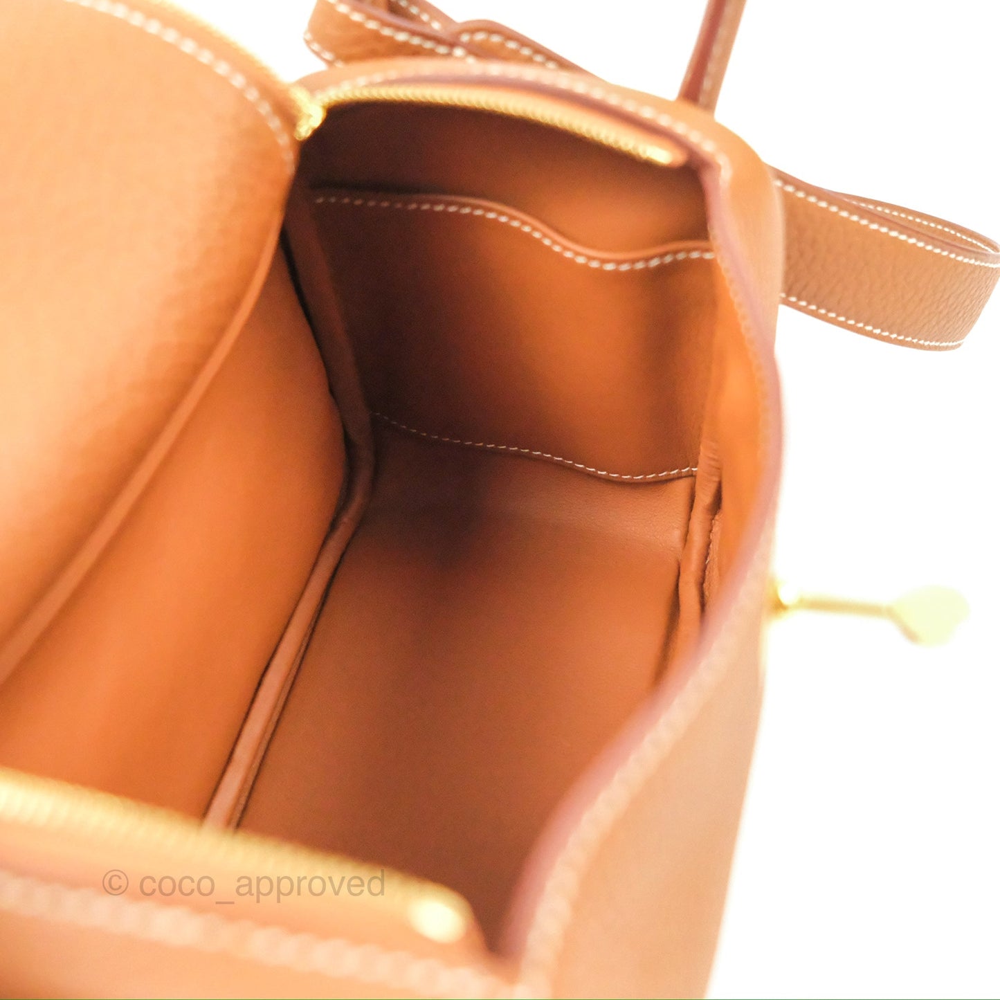 Hermès Mini Lindy 20 Gold Clemence Gold Hardware