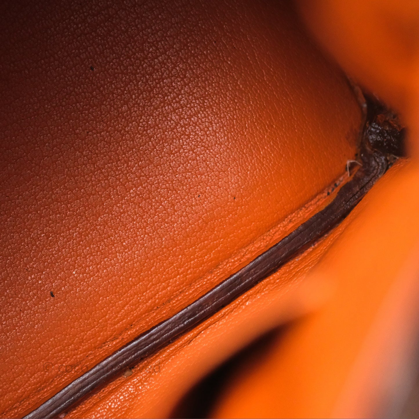 Hermès Birkin 30 Retourne Orange Epsom Palladium Hardware