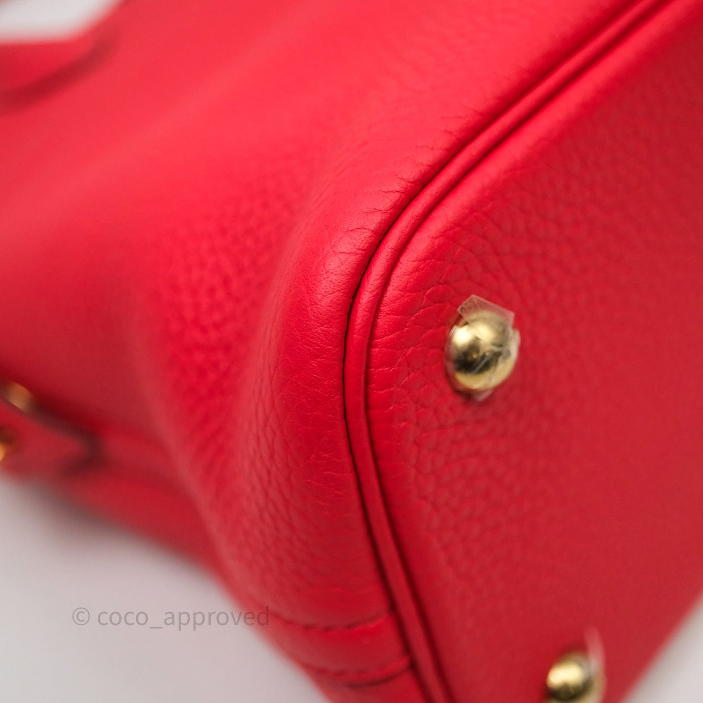 Hermès Bolide 31 Rouge Clemence Gold Hardware