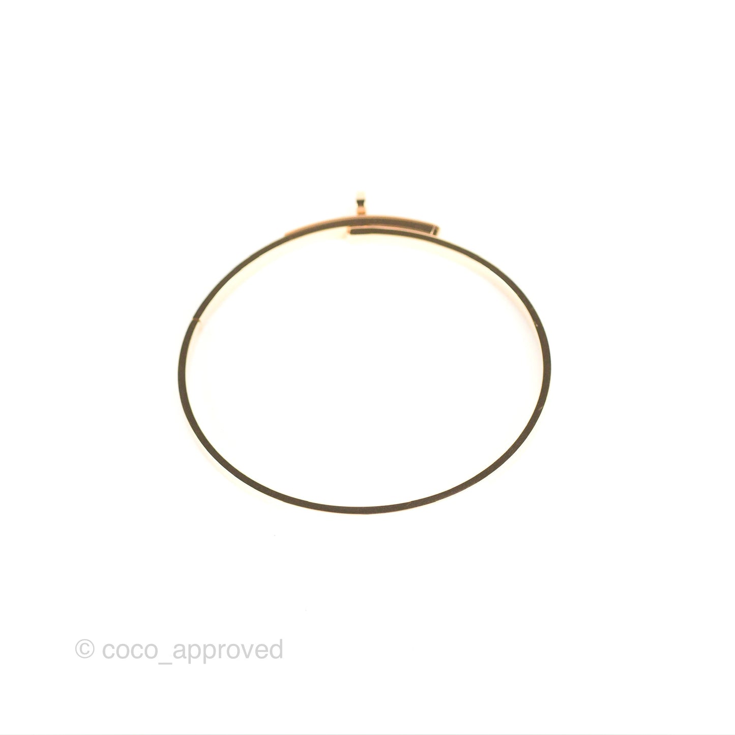 Hermès Kelly Bracelet PM 4 Diamonds Rose Gold