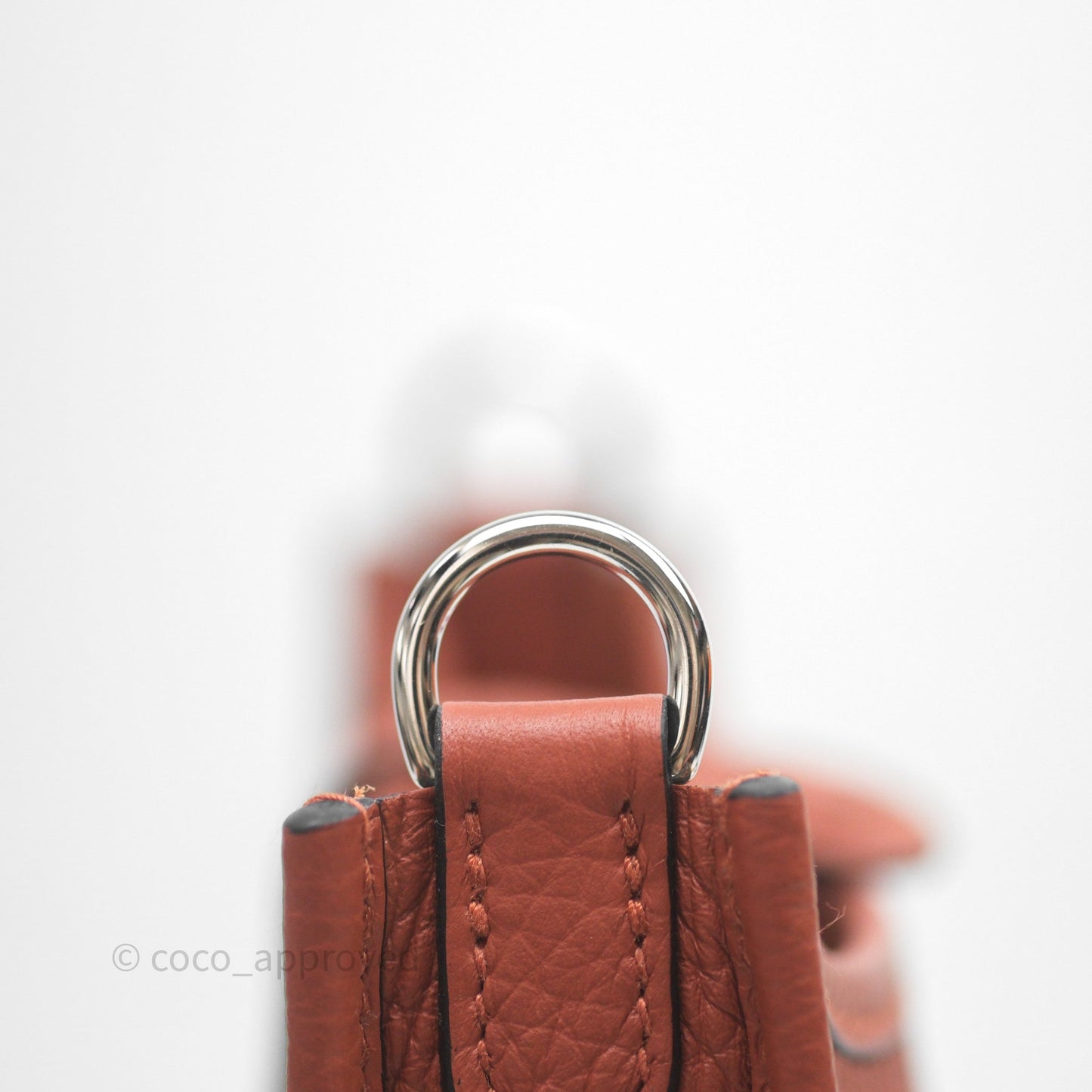 Hermès Mini Evelyne 16 Cuivre 6C Clemence Palladium Hardware