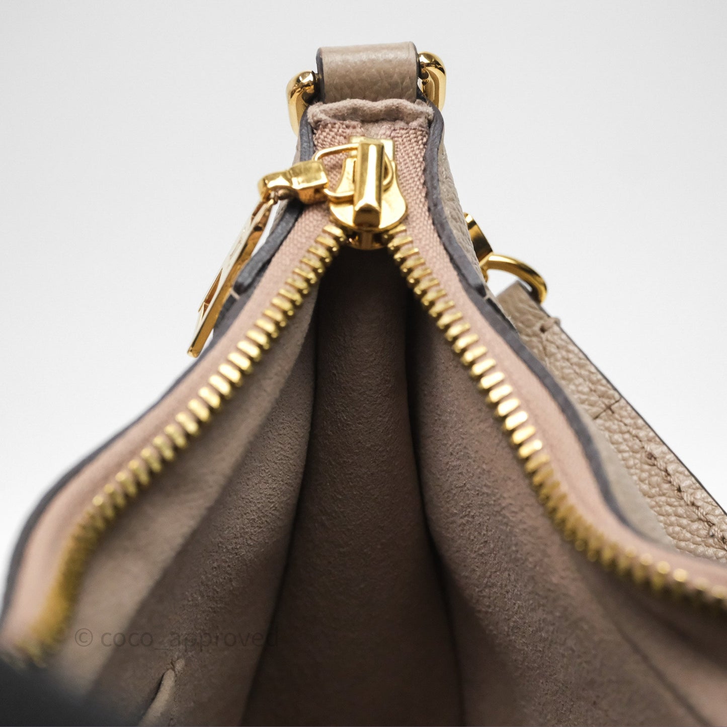 Louis Vuitton Bagatelle Bag Monogram Empreinte Beige