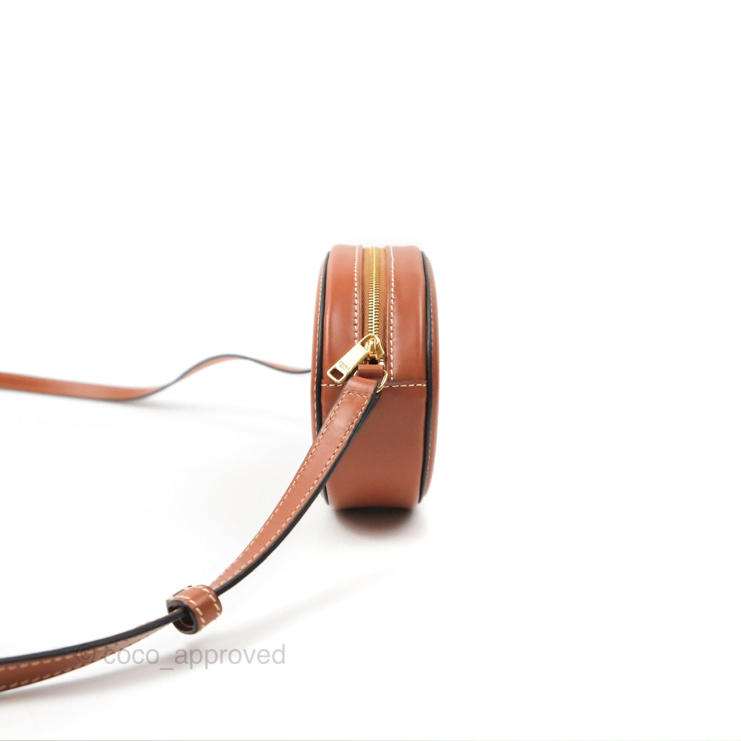 Celine Oval Bag Cuir Triomphe Tan Calfskin