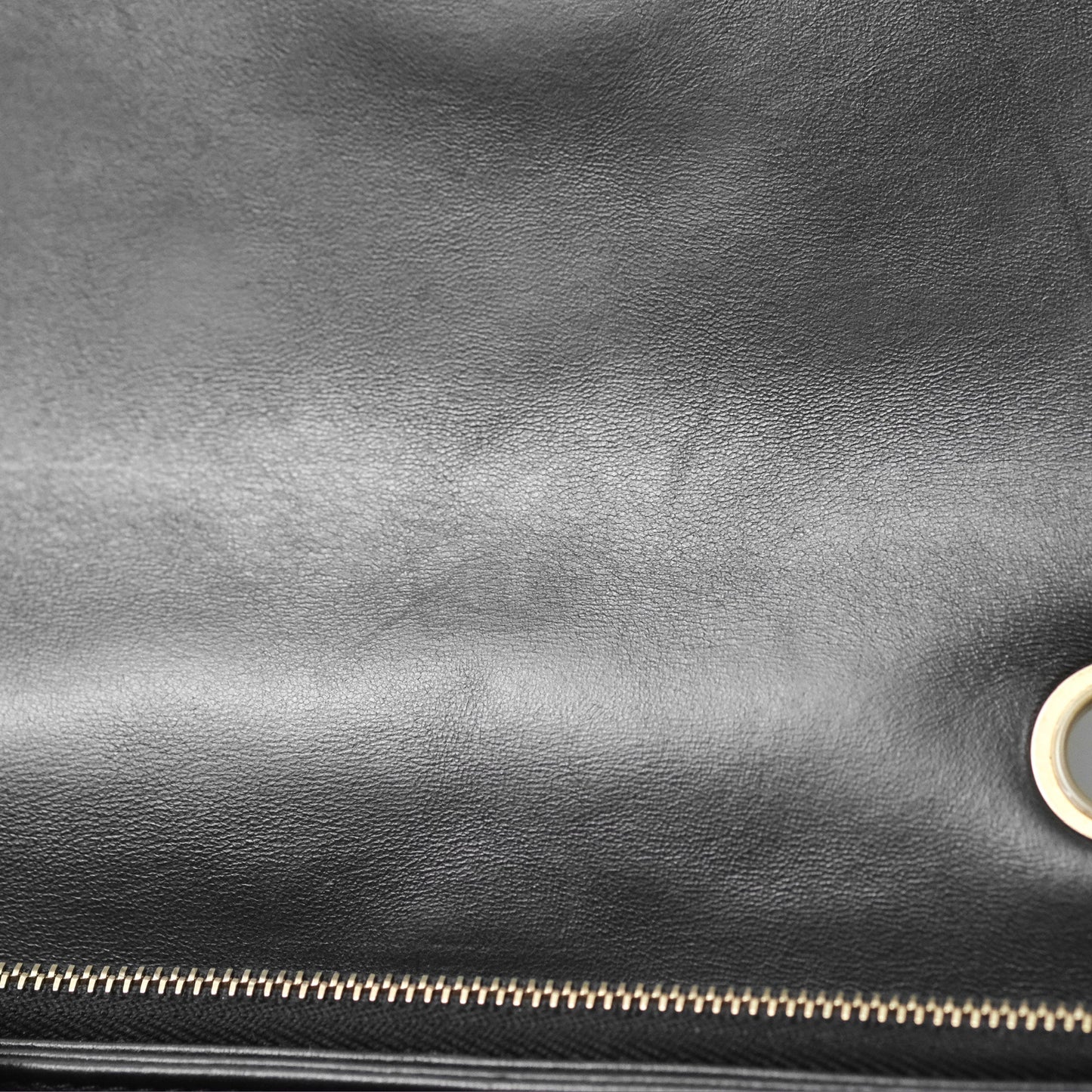 Chanel Flap Bag with Adjustable Strap Black Lambskin Aged Gold Hardware 22K