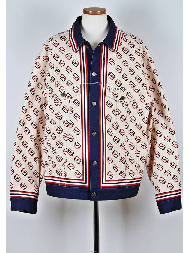Luxury Gucci Trending 2025 Logo Print Cotton Twill Jacket 52
