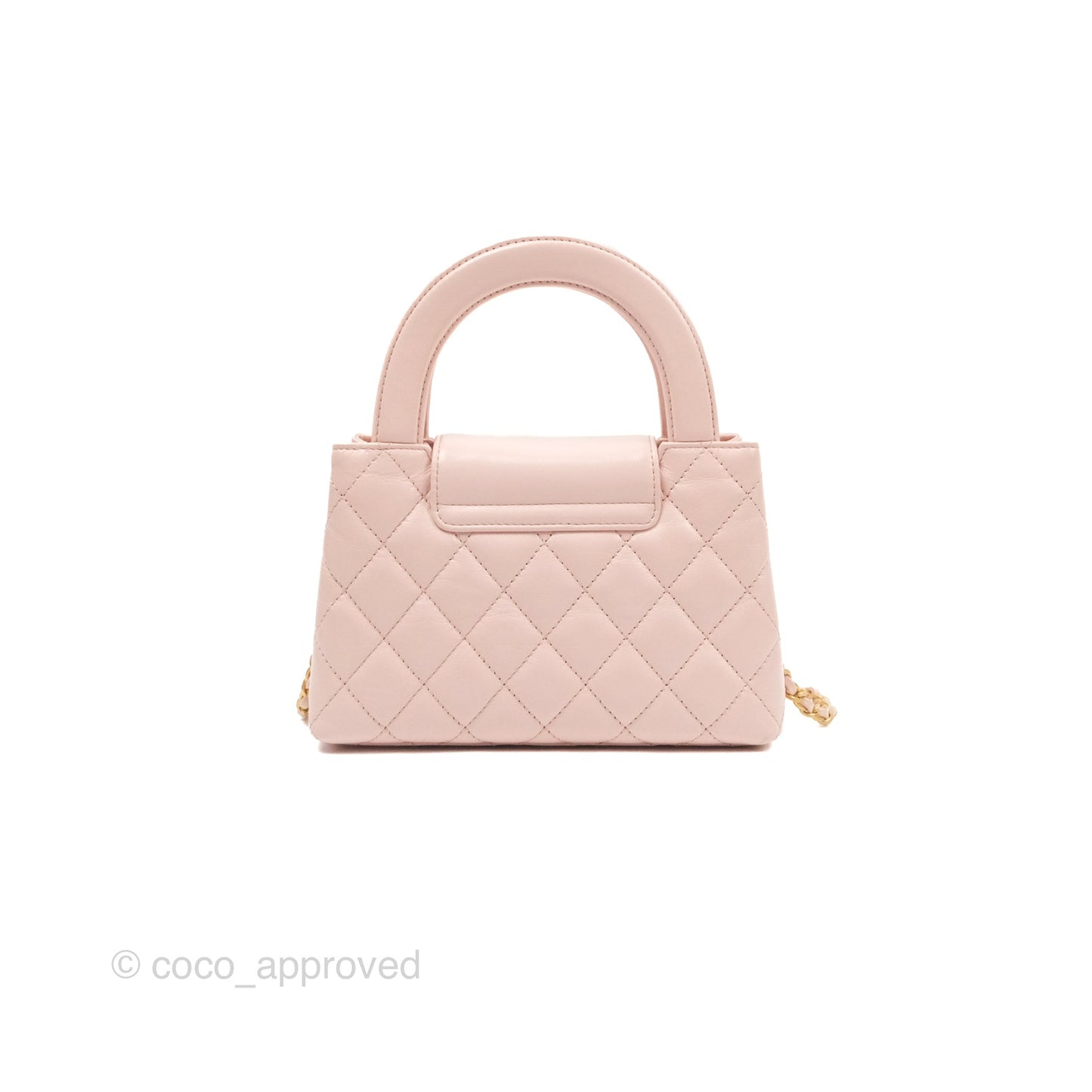 Chanel Kelly Bag Light Pink Shiny Calfskin Aged Gold Hardware