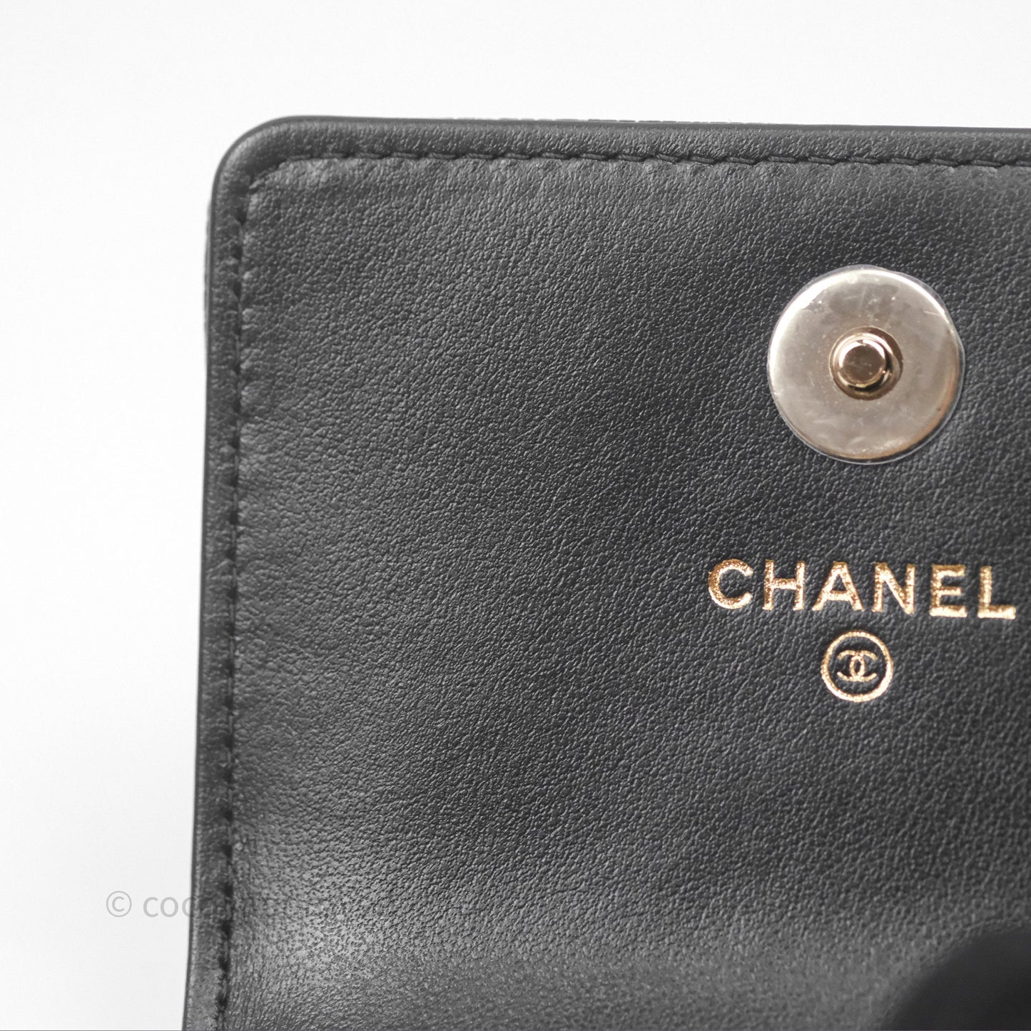 Chanel Chevron Mini Boy Belt Bag Black Caviar Gold Hardware