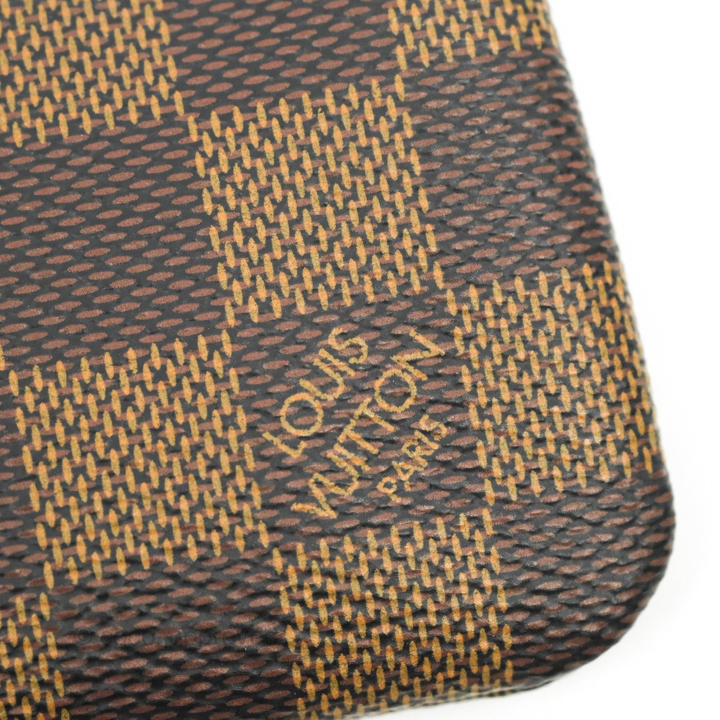 Louis Vuitton Damier Canvas Key Pouch Gold Hardware