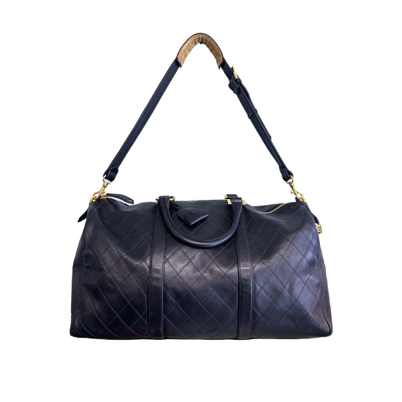 Luxury Chanel bag Vintage Double Stitch Duffle Bag