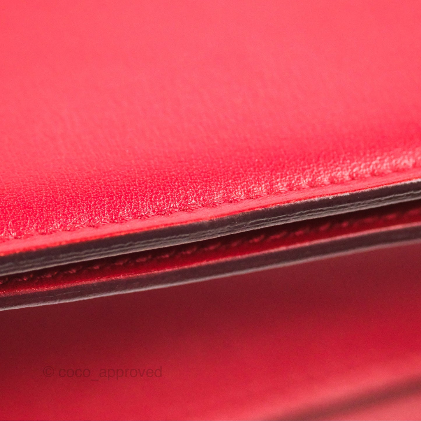 Celine Medium Classic Box Flap Red Calfskin