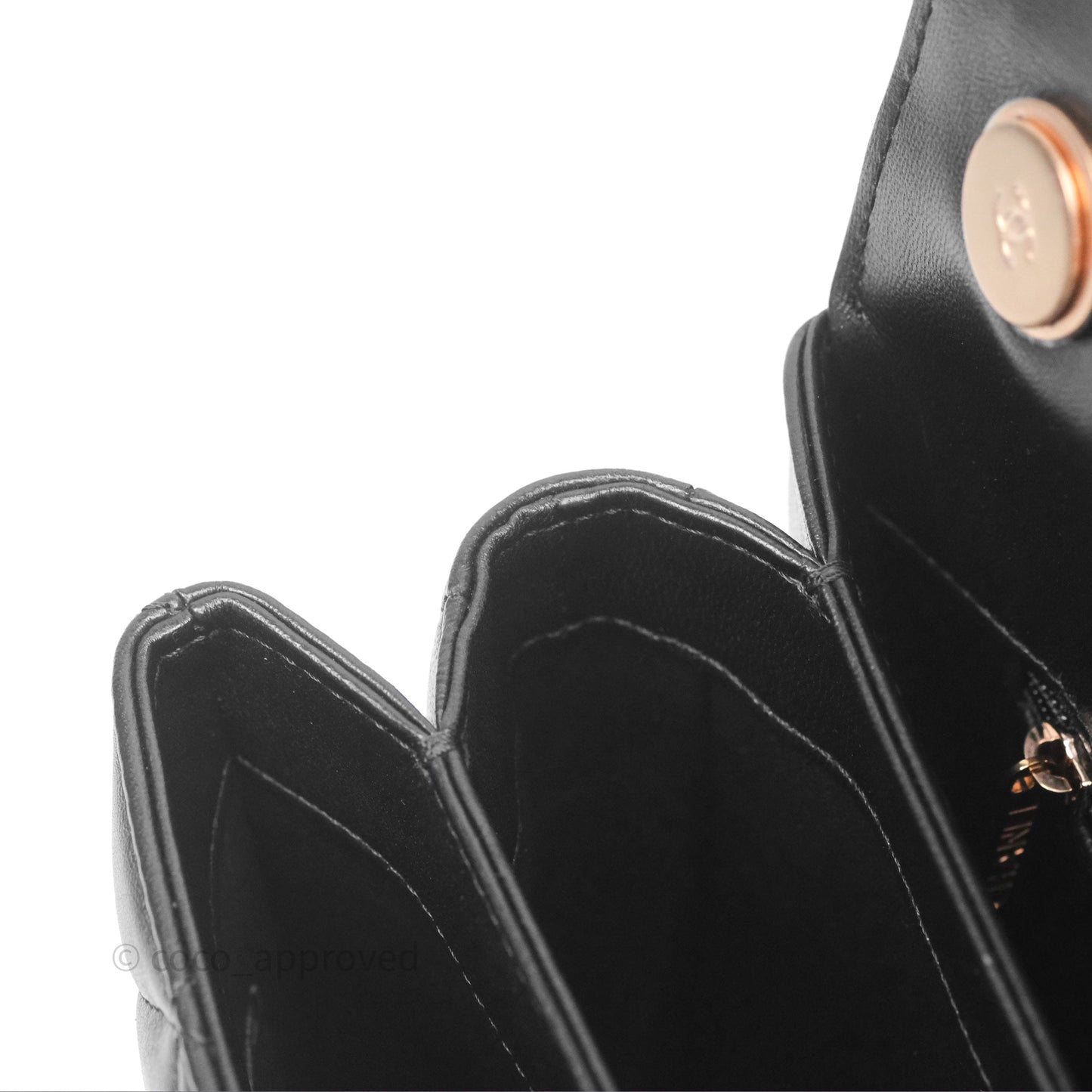 Chanel Trendy CC Small Black Lambskin Rose Gold Hardware