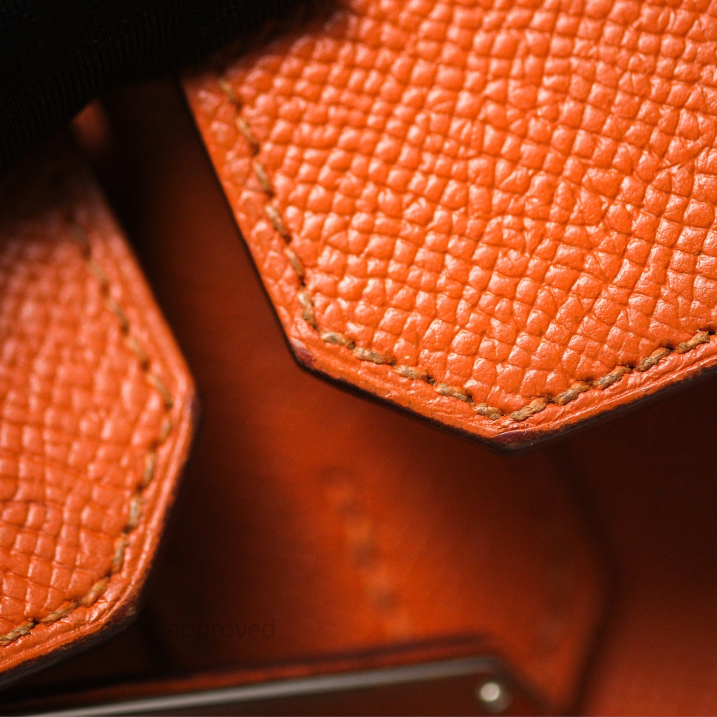 Hermès Birkin 30 Retourne Orange Epsom Palladium Hardware