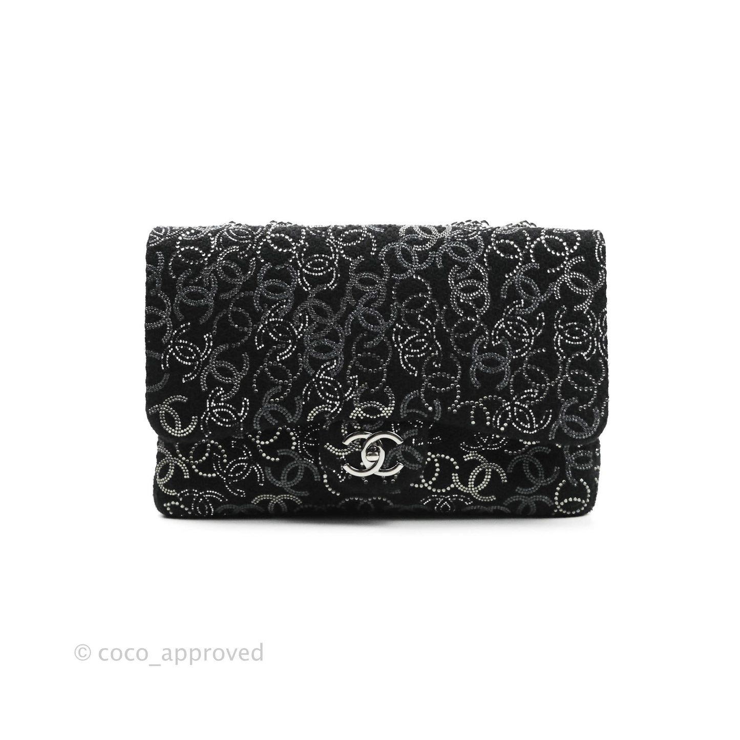 Chanel Jumbo Single Flap CC Pudong Strass