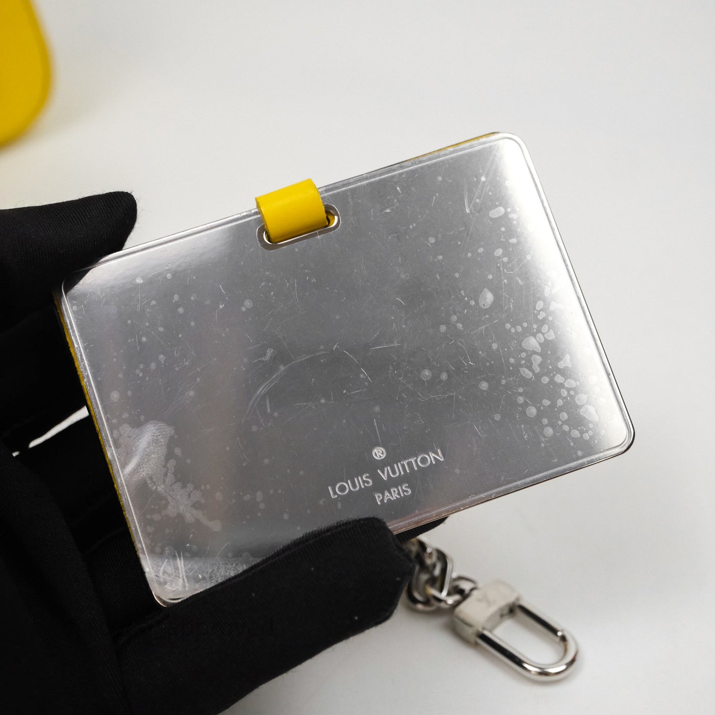 Louis Vuitton x Yayoi Kusama Epi Marellini Bag Infinity Dots Yellow Silver Hardware