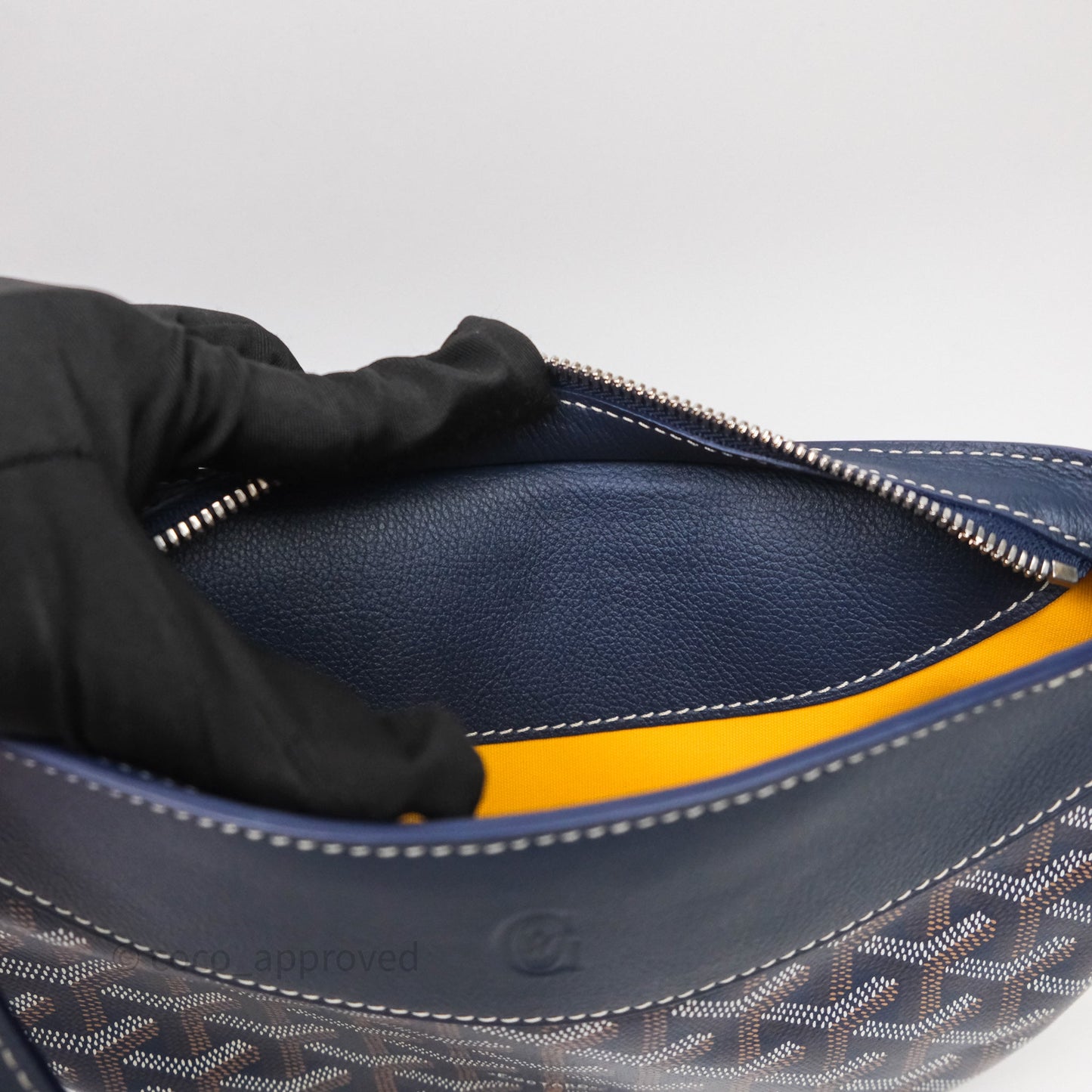 Goyard Hirondelle Bag Navy Blue