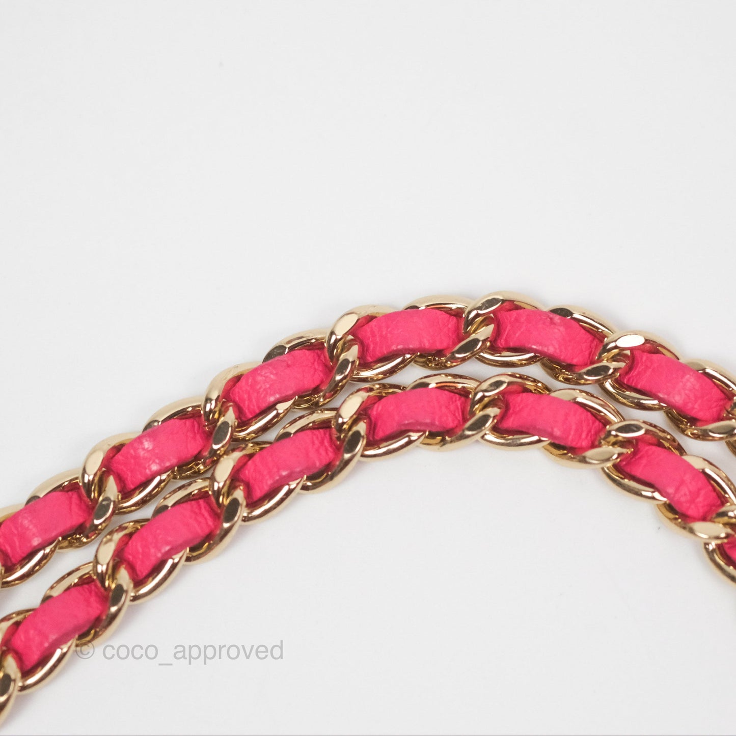 Chanel Trendy CC Vanity With Chain Dark Pink Lambskin Gold Hardware