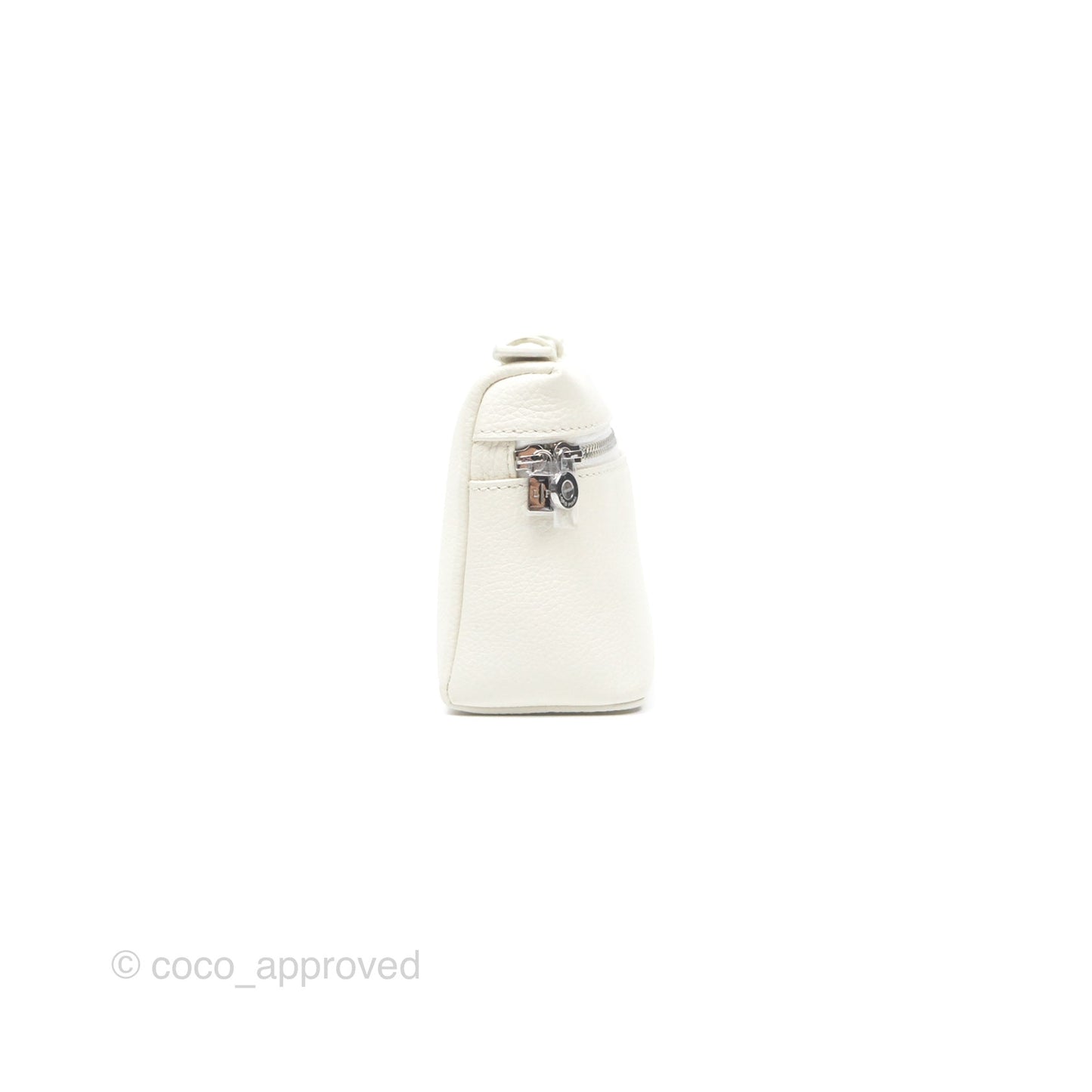 Loro Piana Extra Pocket L19 White Grained Calfskin