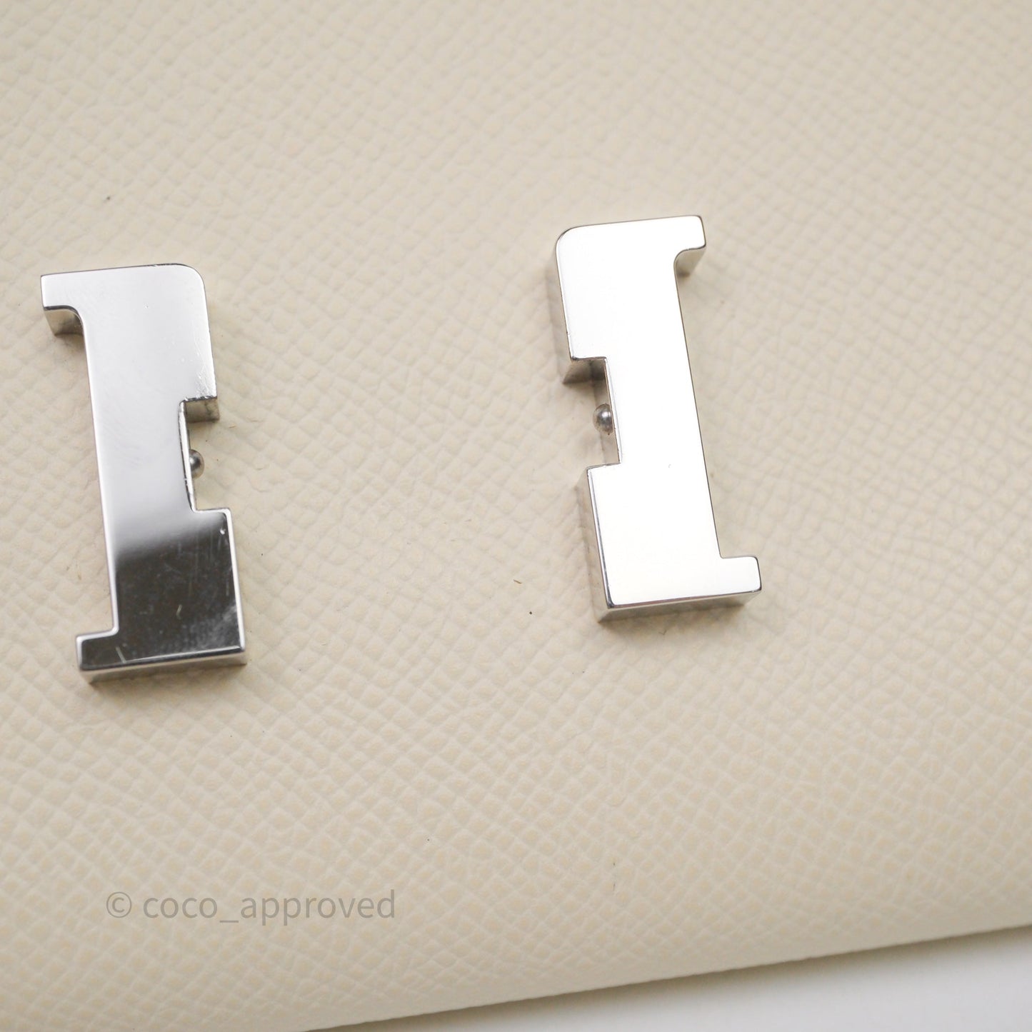 Hermès Constance To Go Wallet Nata I2 Epsom Palladium hardware